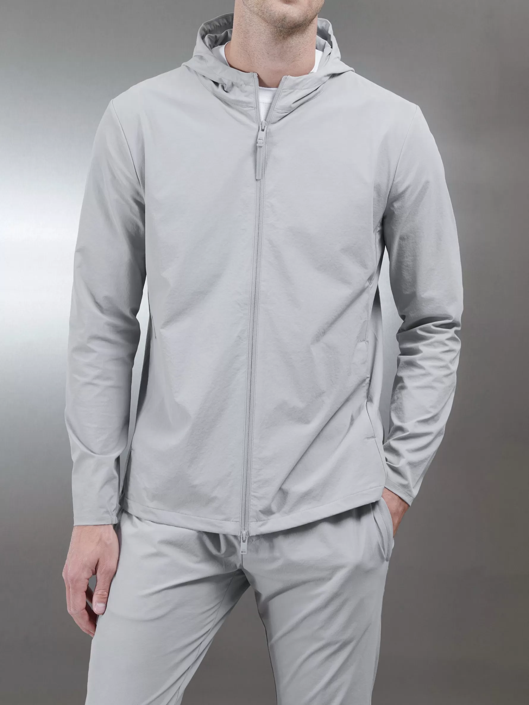 ARNE Active Technical Windbreaker - Mid Grey