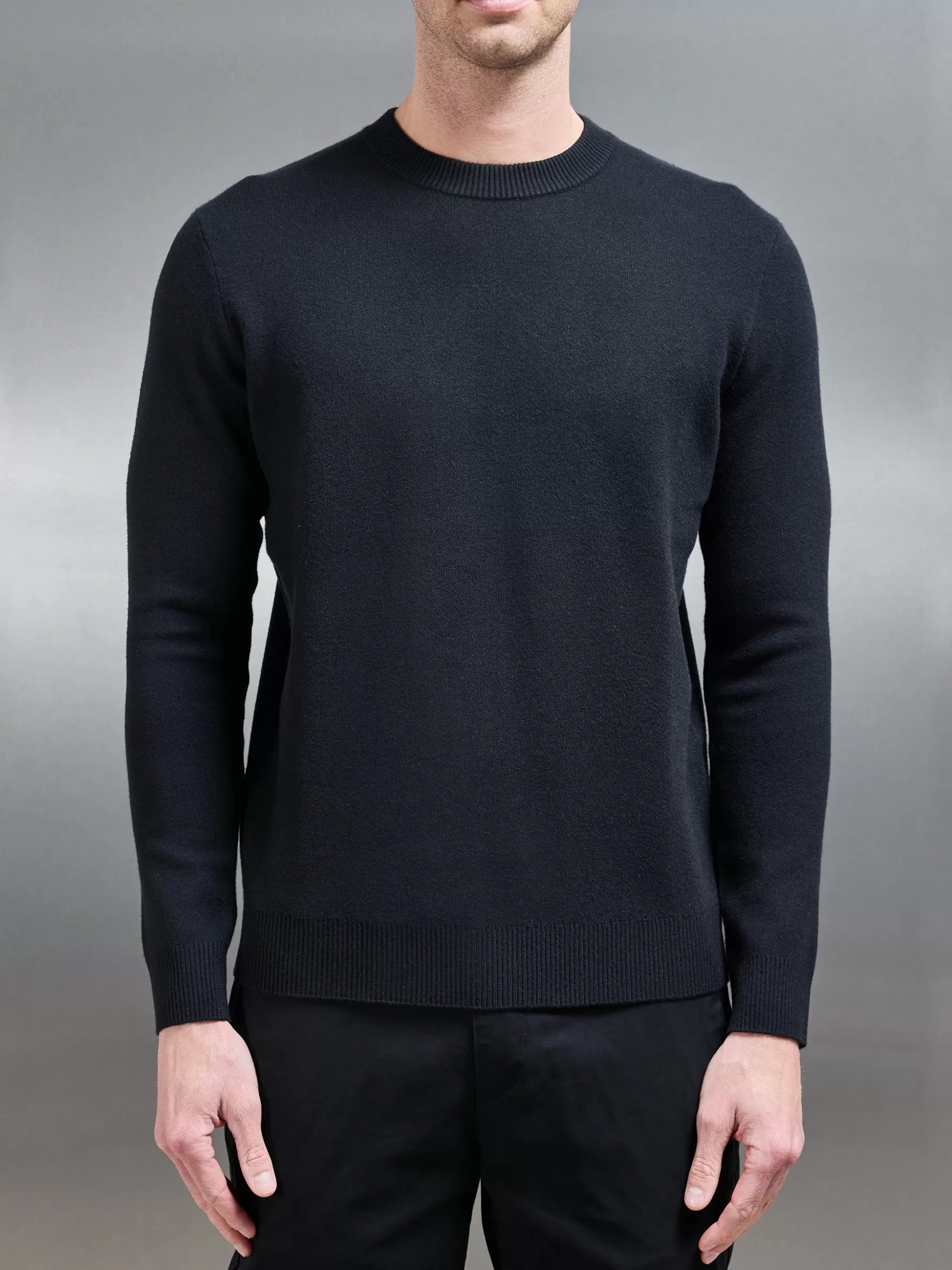 ARNE Chunky Knitted Sweatshirt -