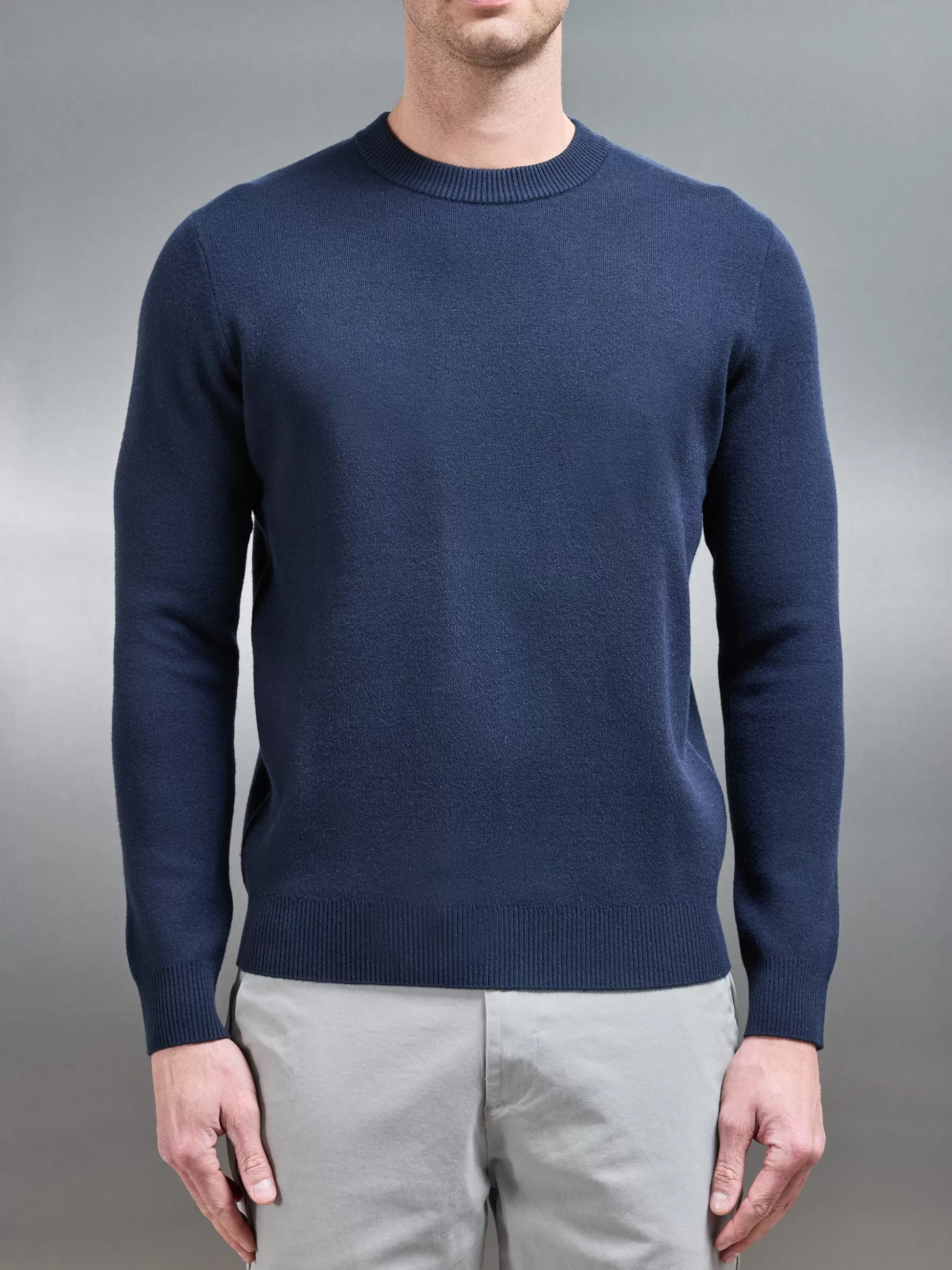 ARNE Chunky Knitted Sweatshirt -