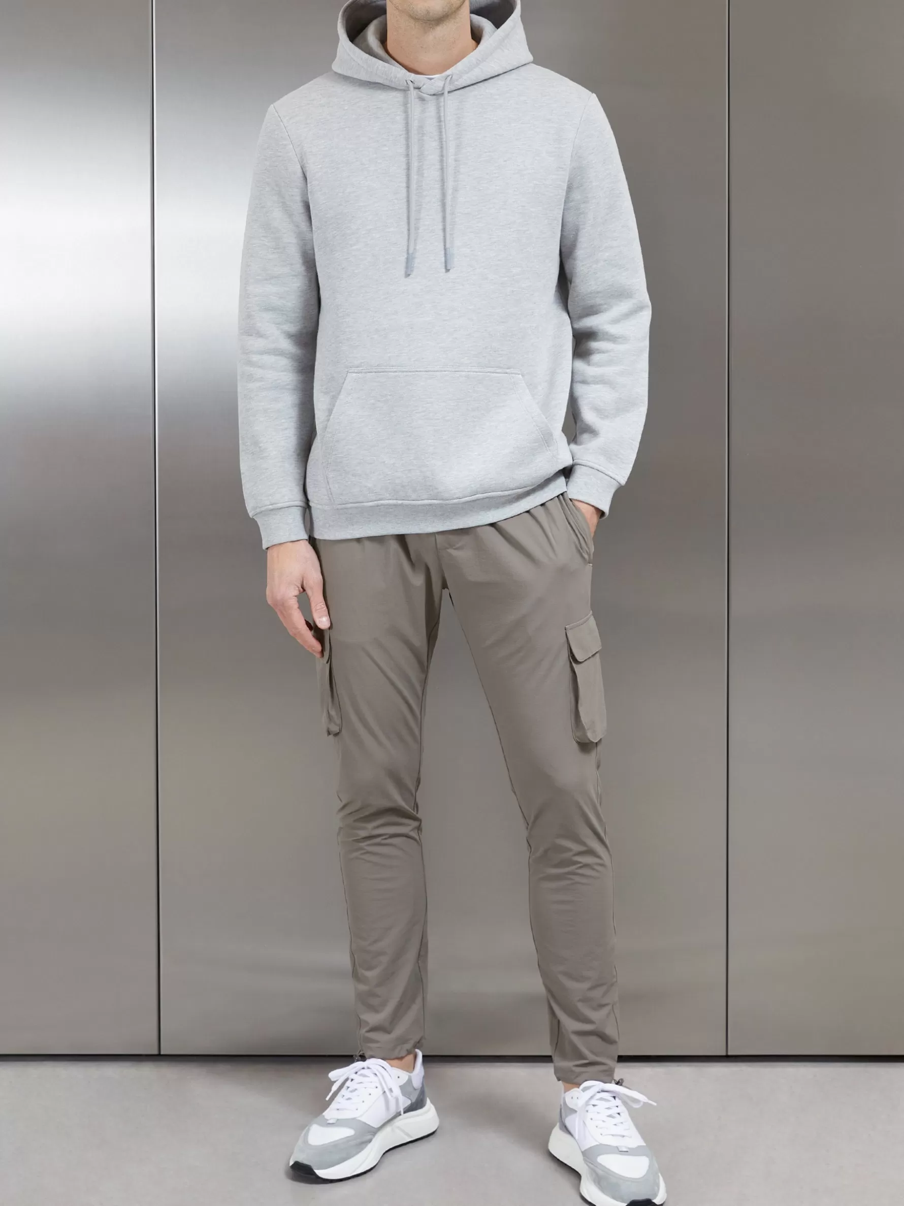 ARNE Essential Hoodie - Marl Grey