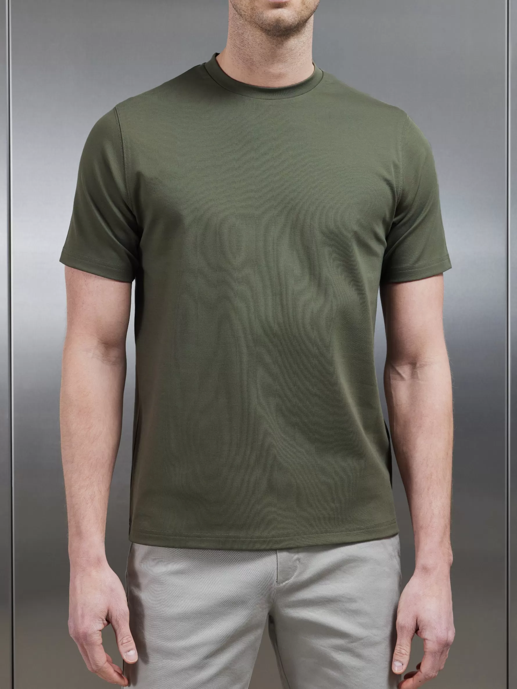 ARNE Essential Mercerised Interlock T-Shirt -