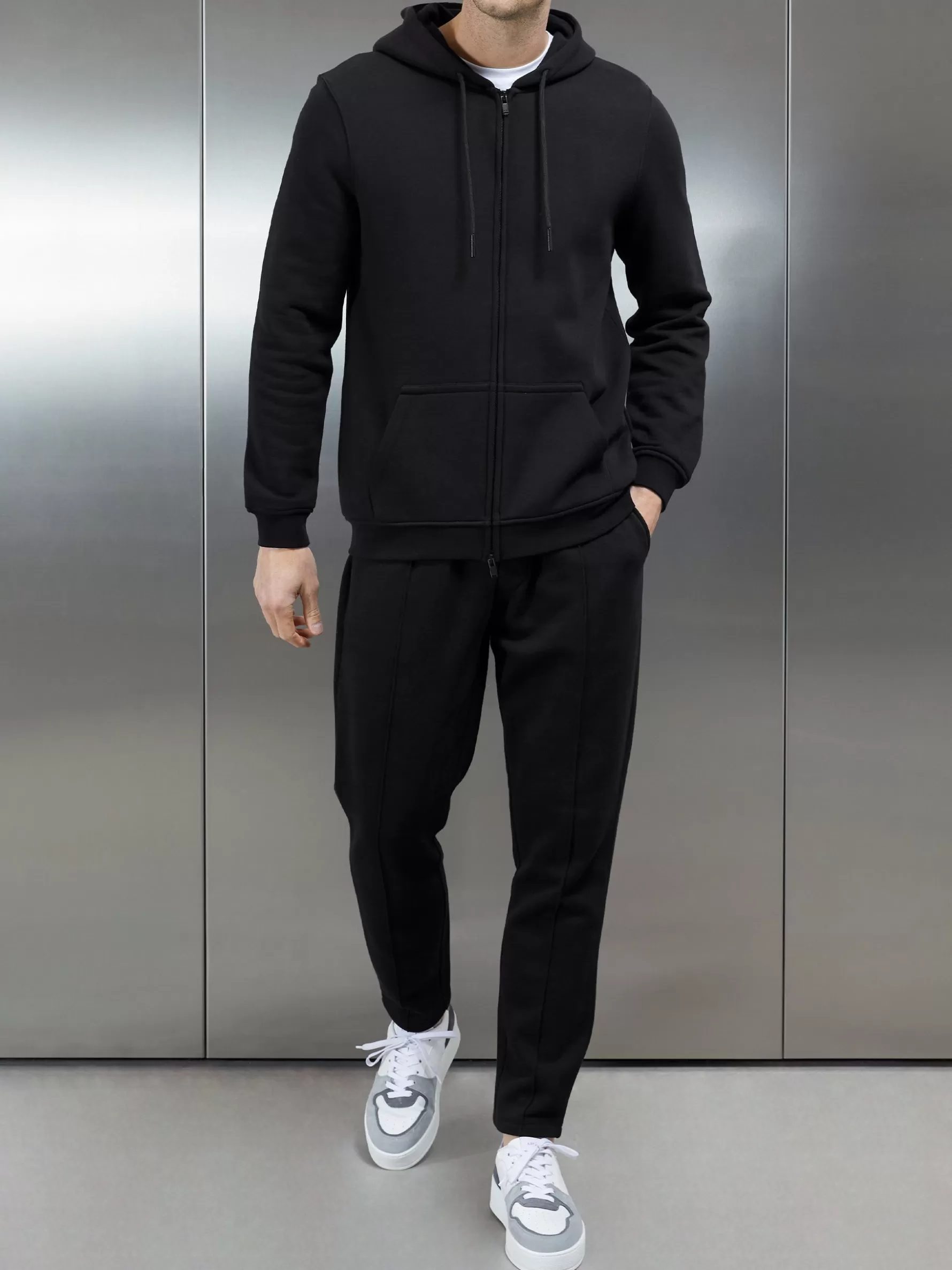 ARNE Essential Zip Through Hoodie -