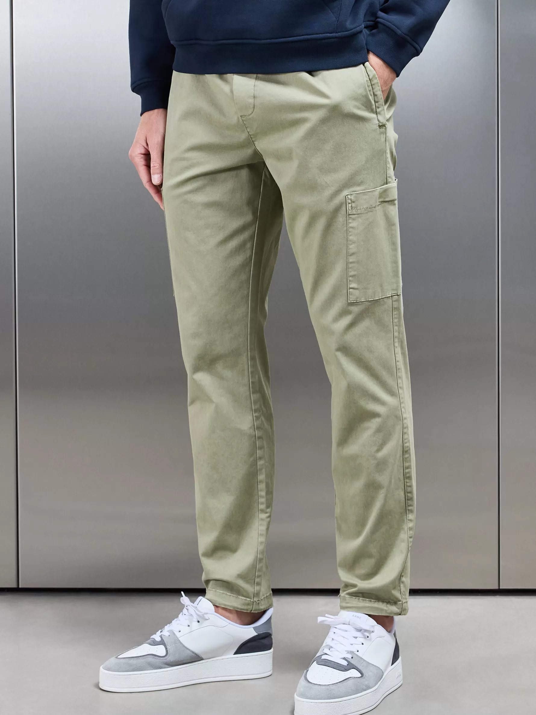 ARNE Garment Dye Cotton Cargo Pant -