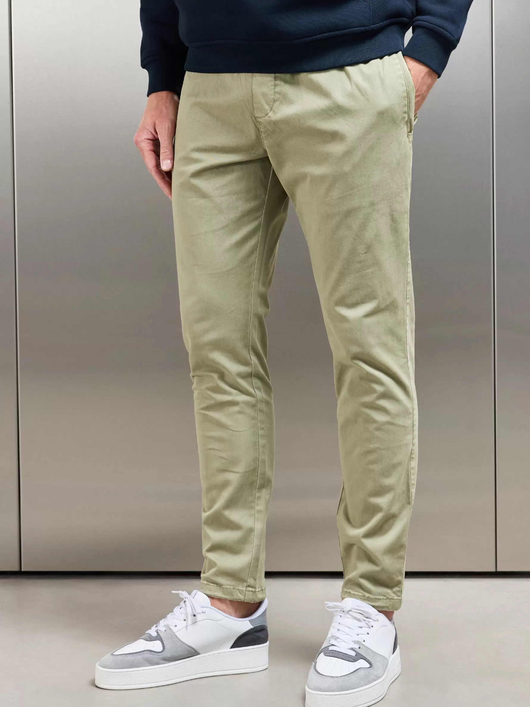 ARNE Garment Dye Cotton Trouser -