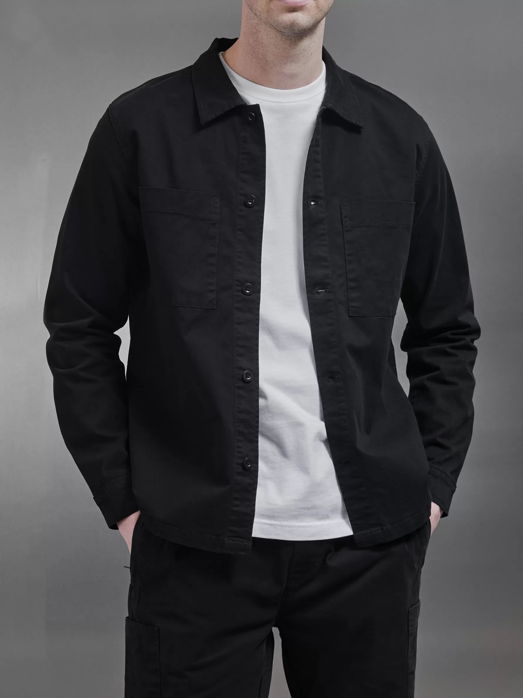 ARNE Garment Dye Overshirt -