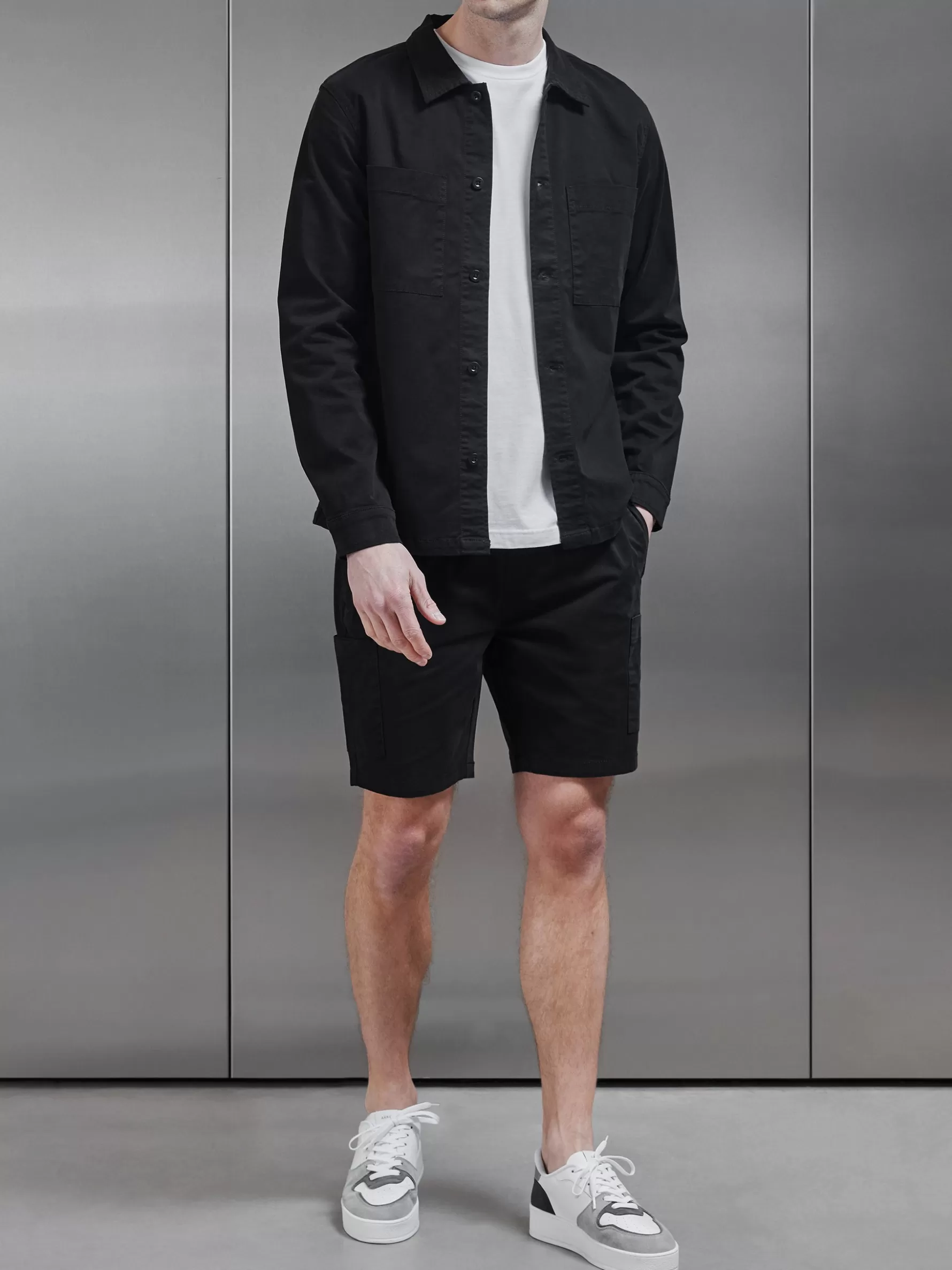 ARNE Garment Dye Overshirt -