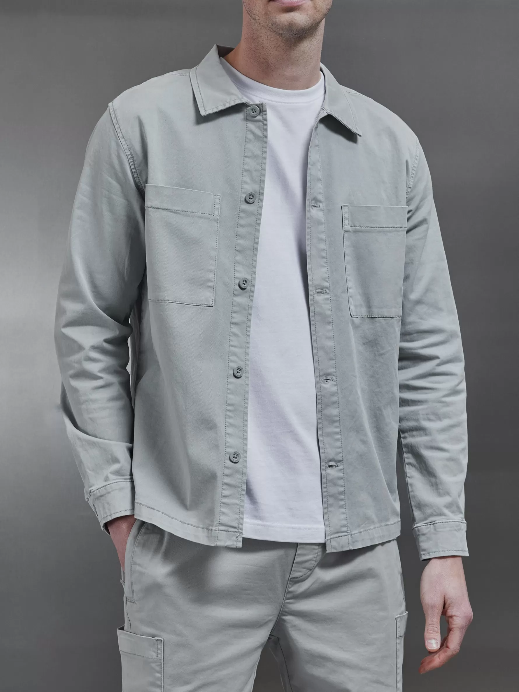 ARNE Garment Dye Overshirt -