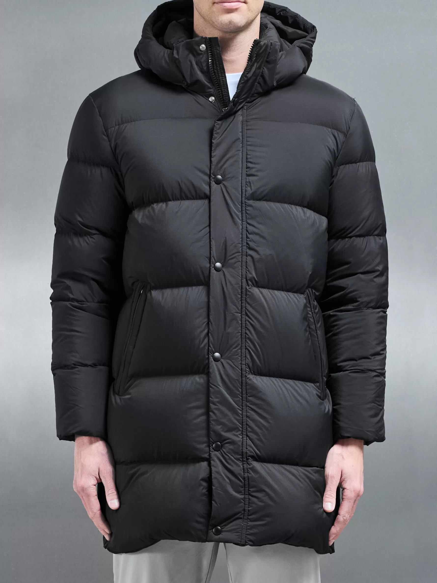 ARNE Goose Down Mid Length Jacket -