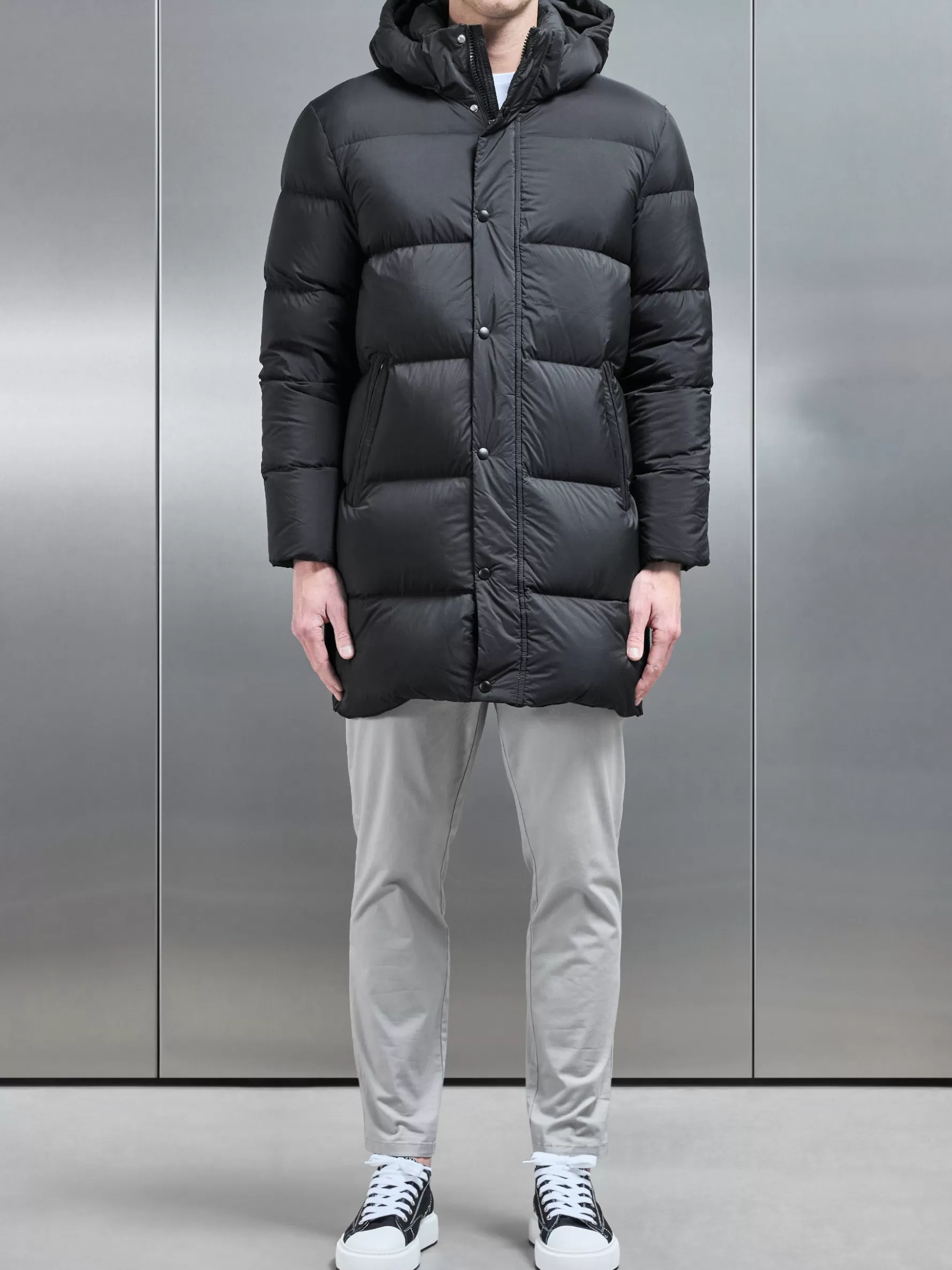 ARNE Goose Down Mid Length Jacket -