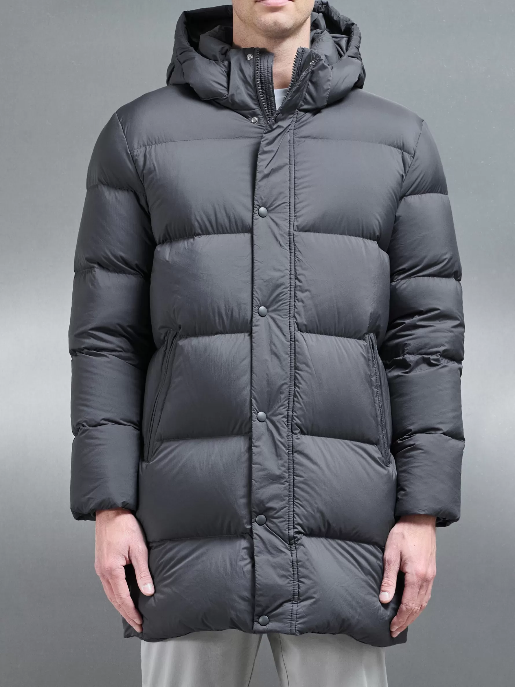 ARNE Goose Down Mid Length Jacket -