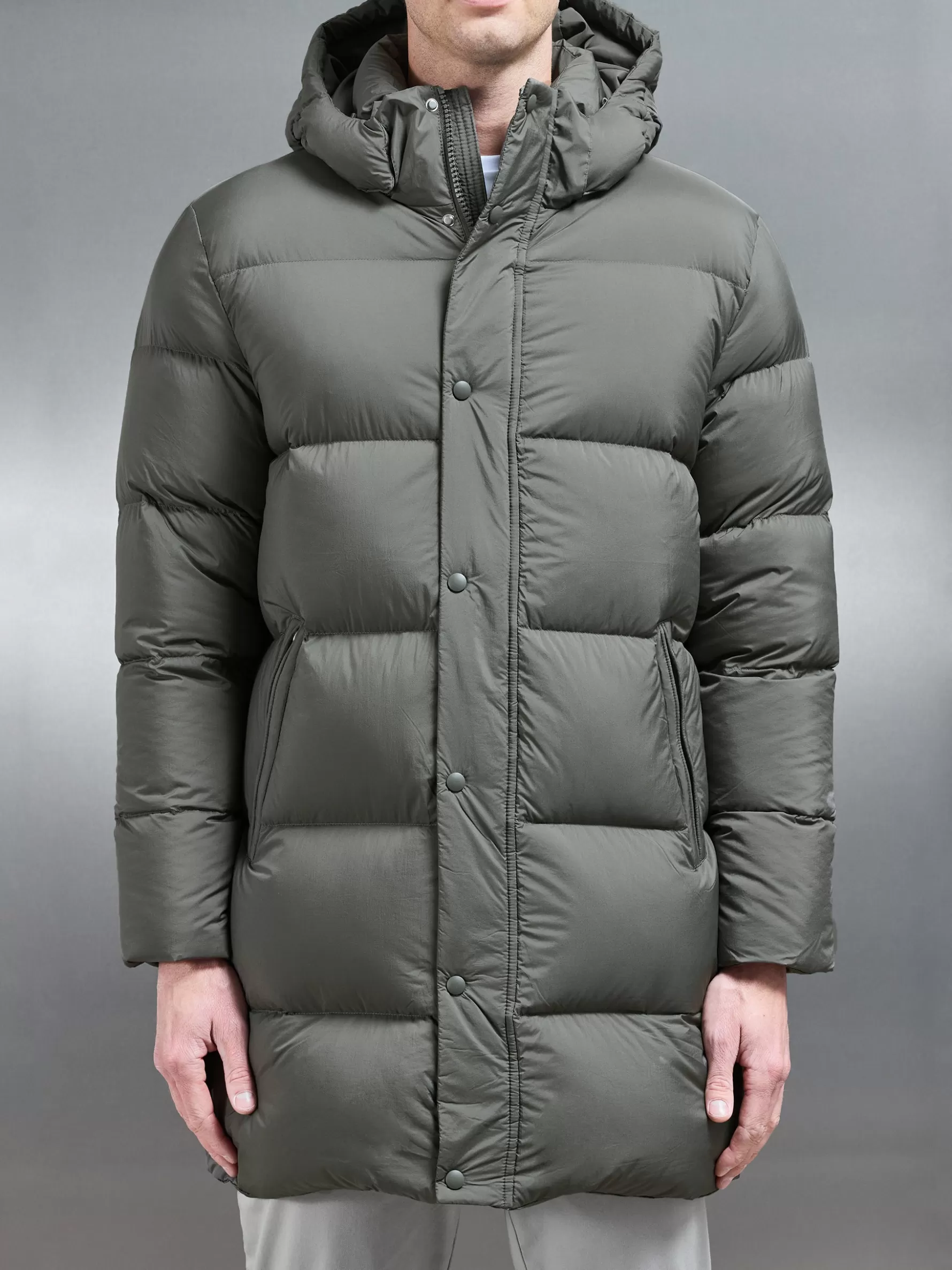 ARNE Goose Down Mid Length Jacket -