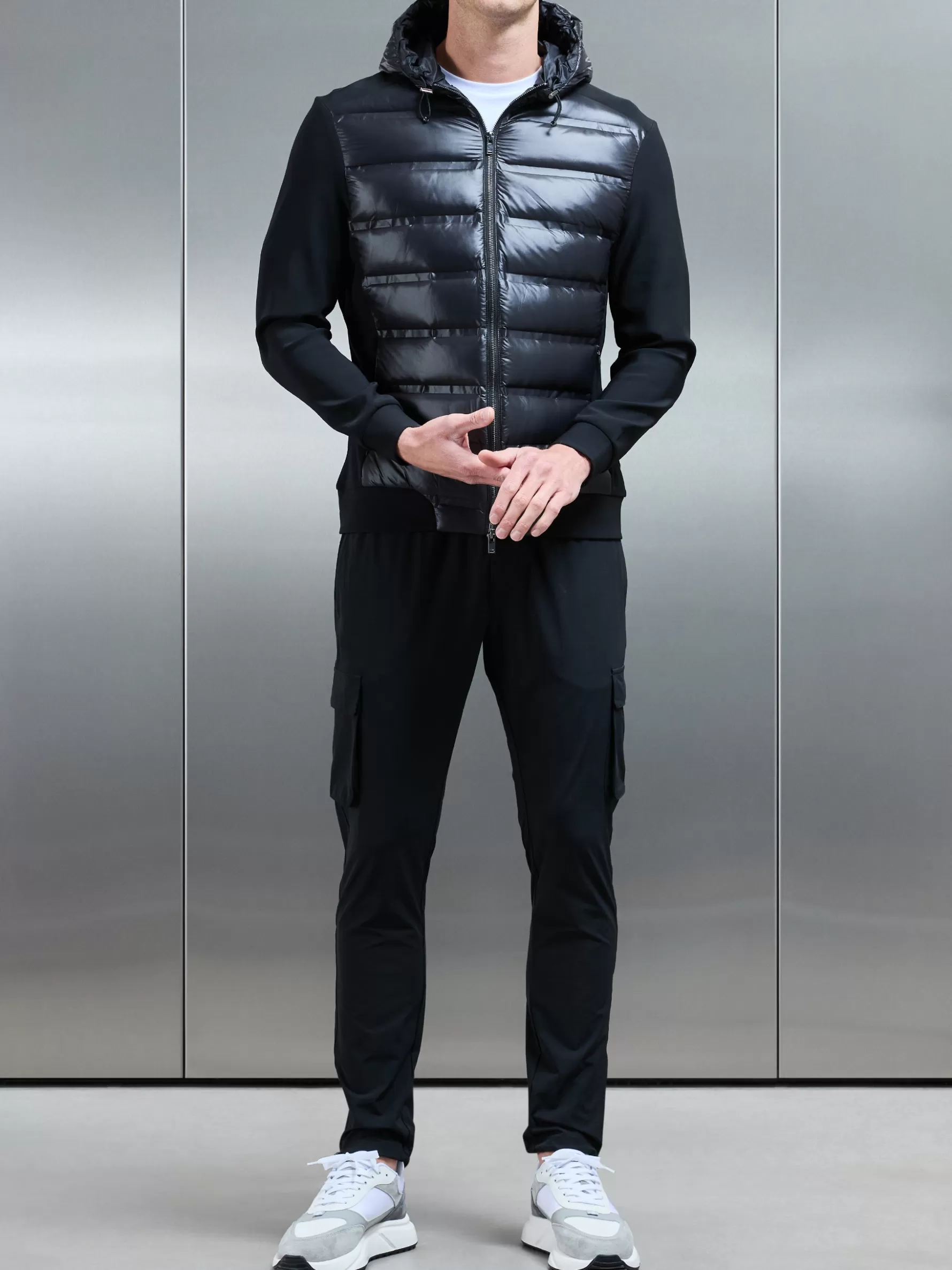 ARNE Hybrid Puffer Jacket -