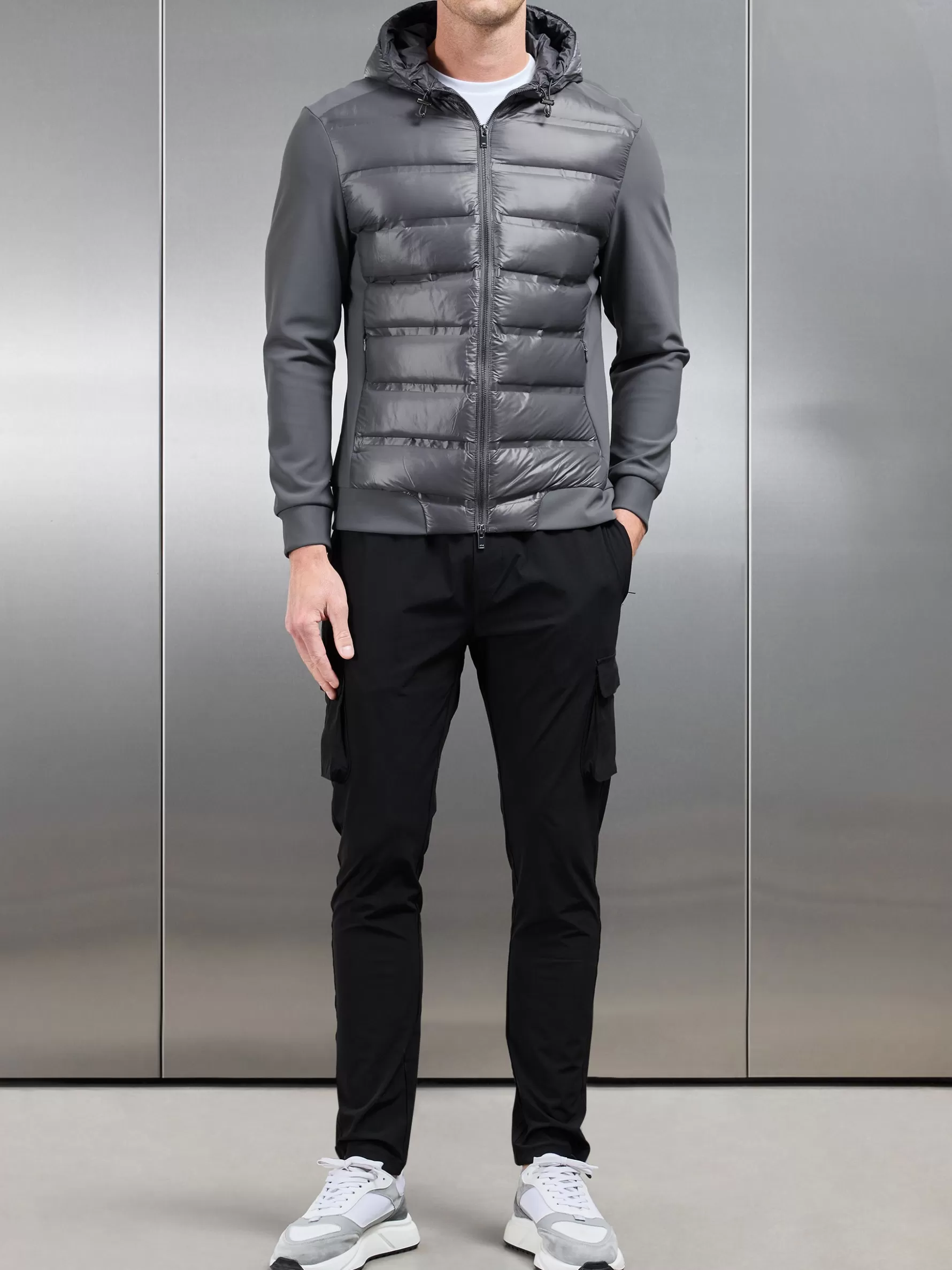 ARNE Hybrid Puffer Jacket -