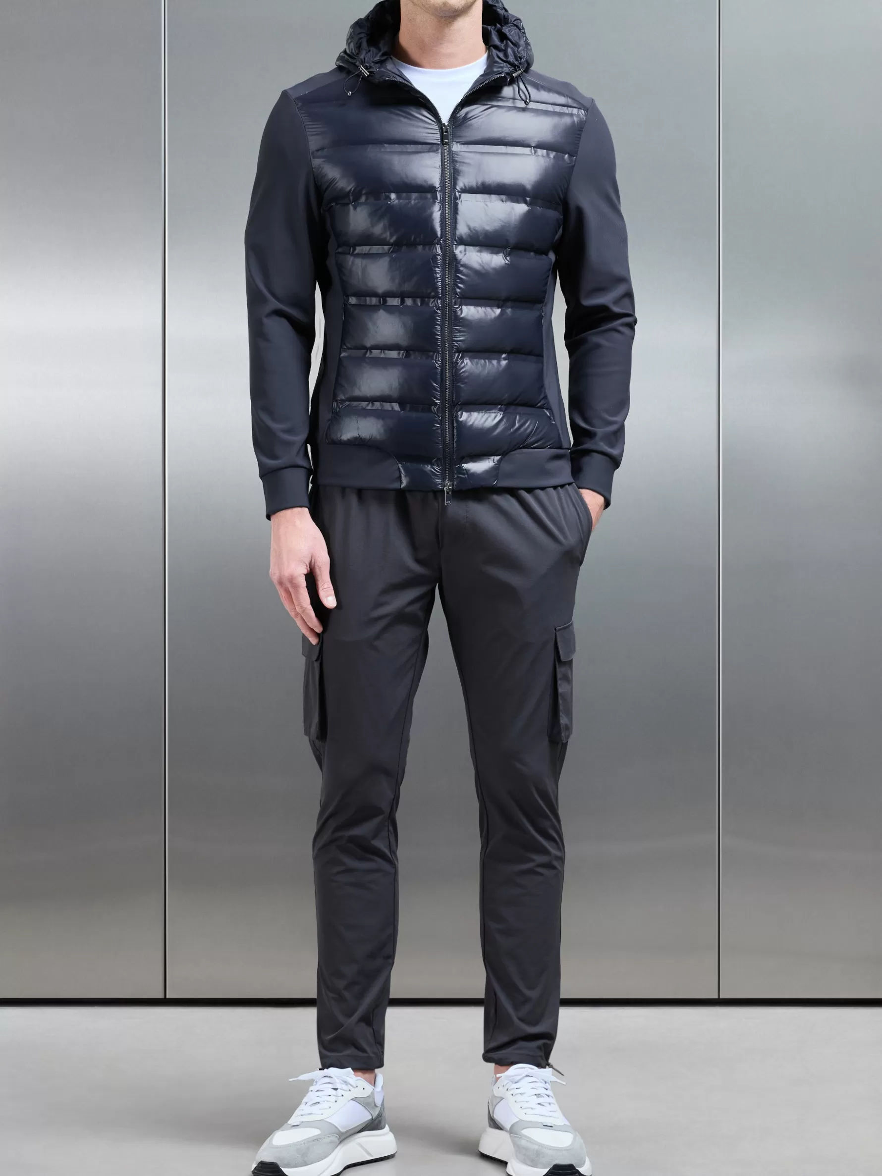 ARNE Hybrid Puffer Jacket -