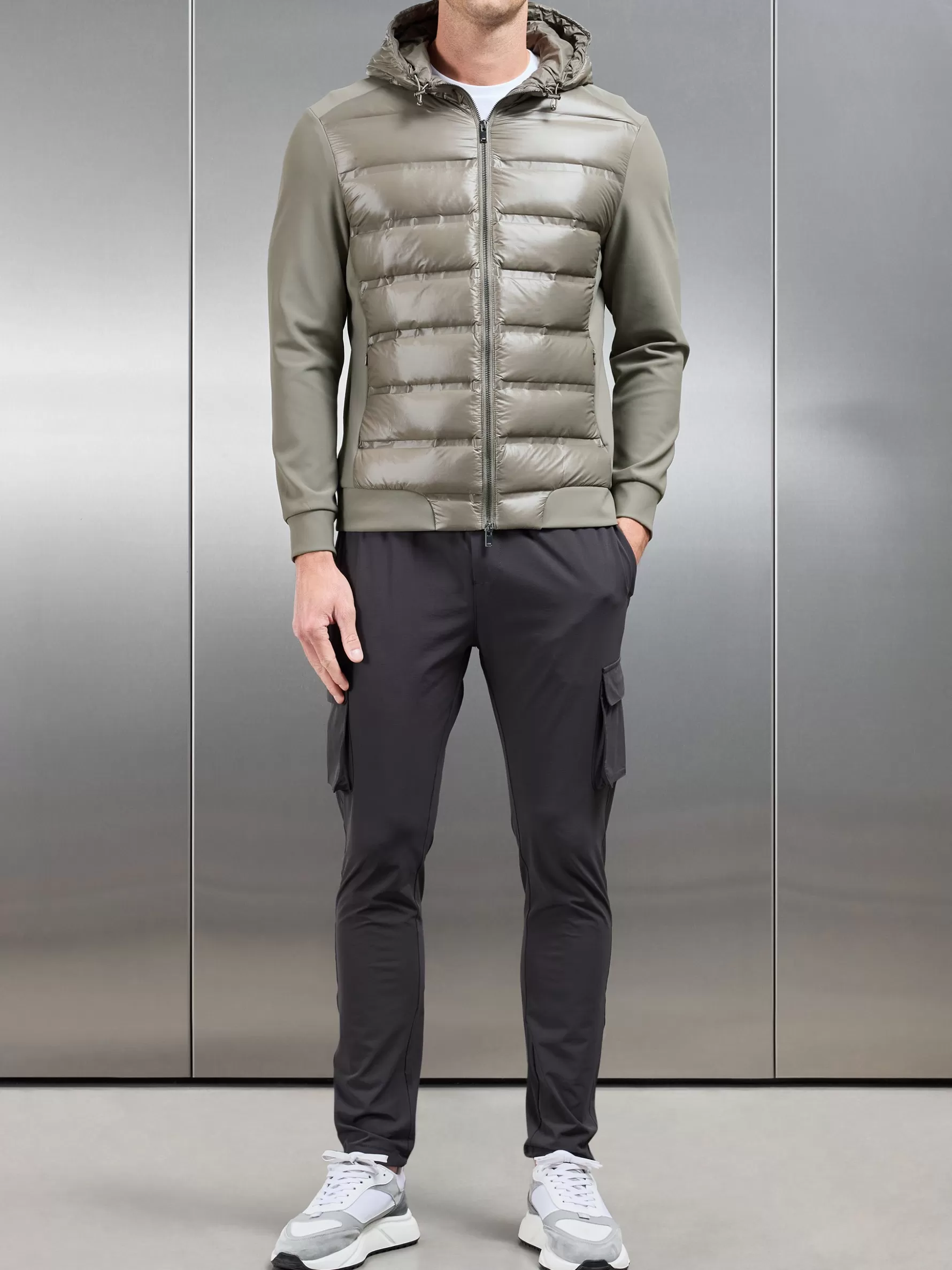 ARNE Hybrid Puffer Jacket -