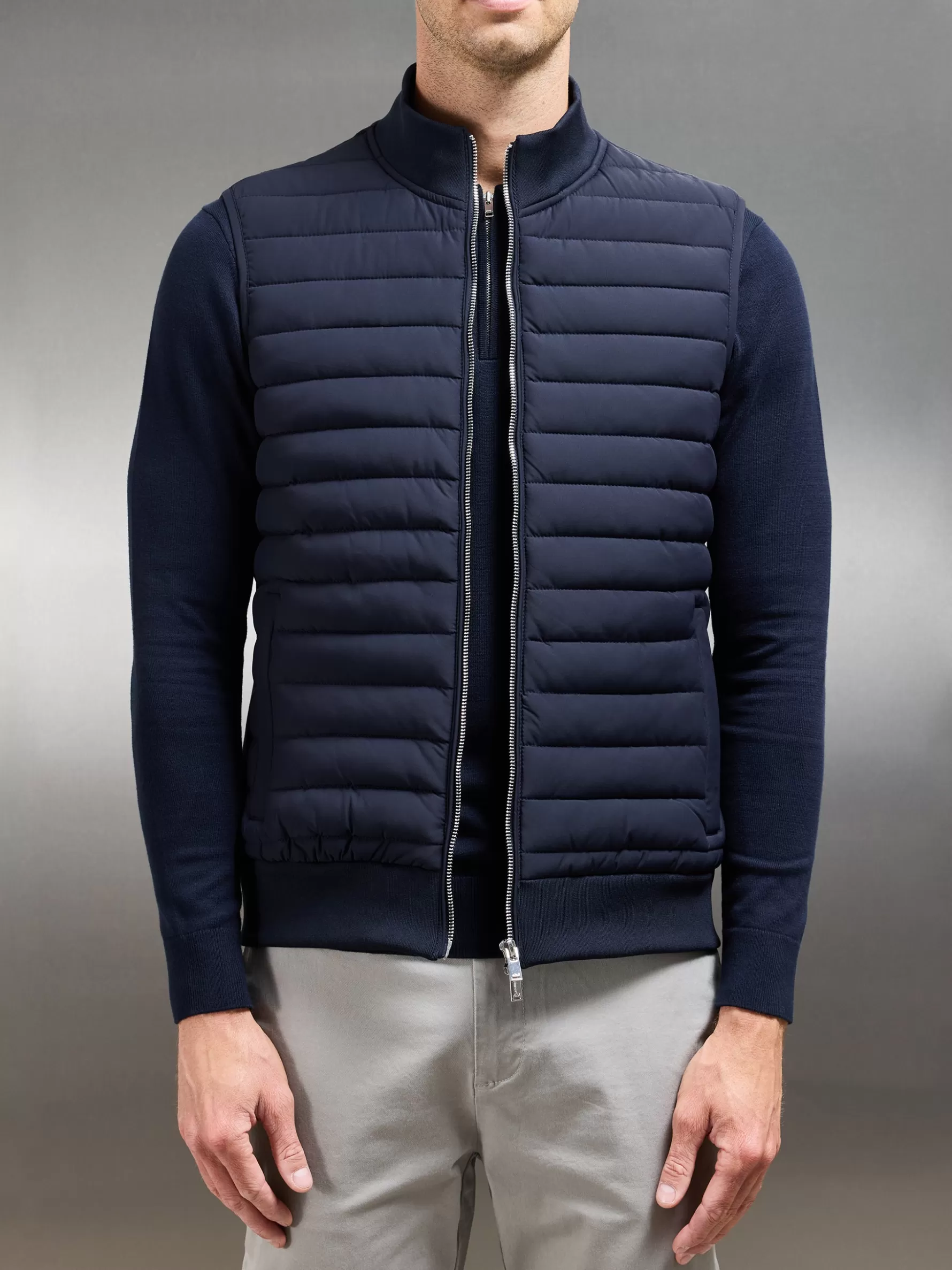 ARNE Hybrid Quilted Gilet -