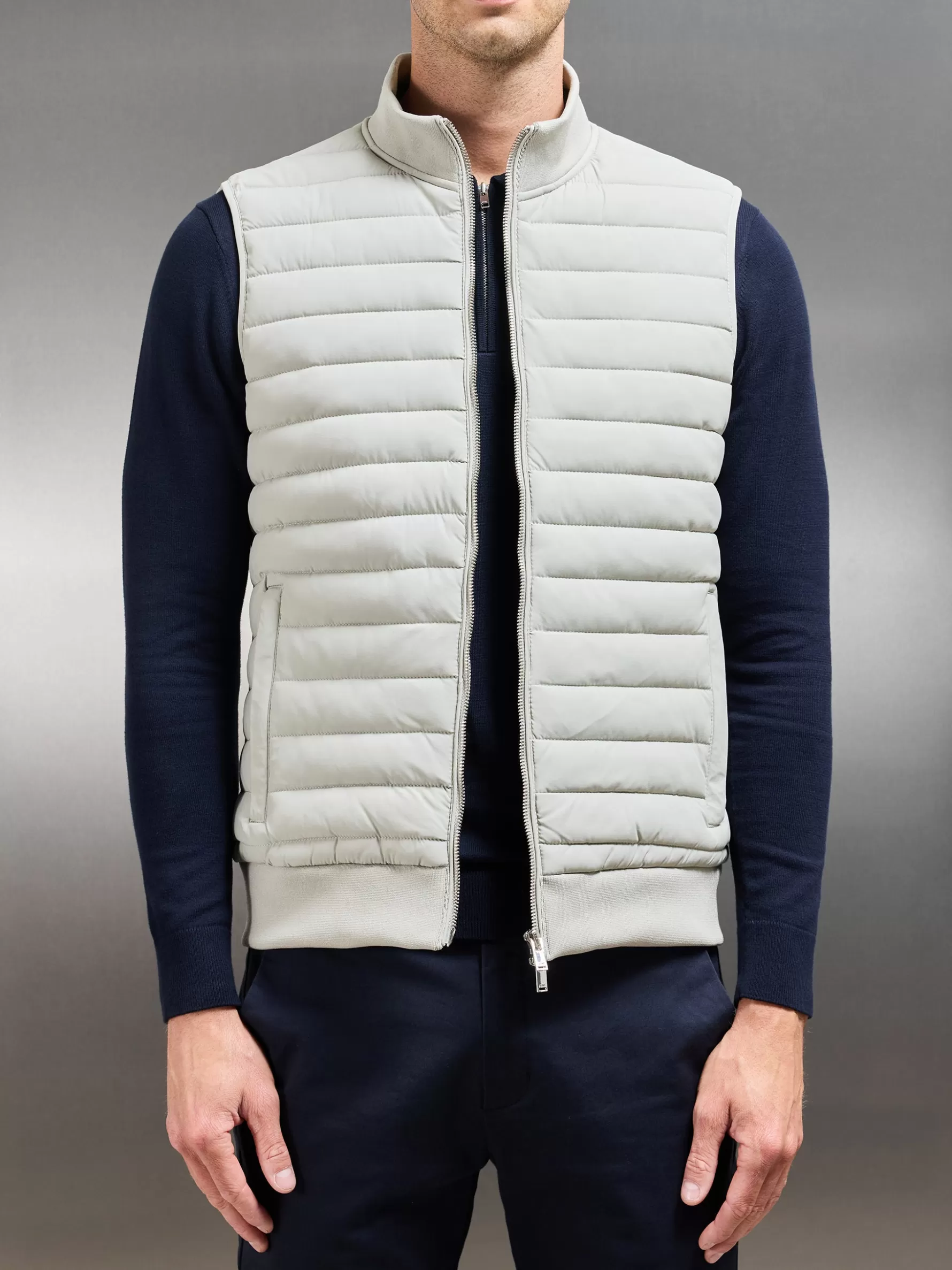 ARNE Hybrid Quilted Gilet -