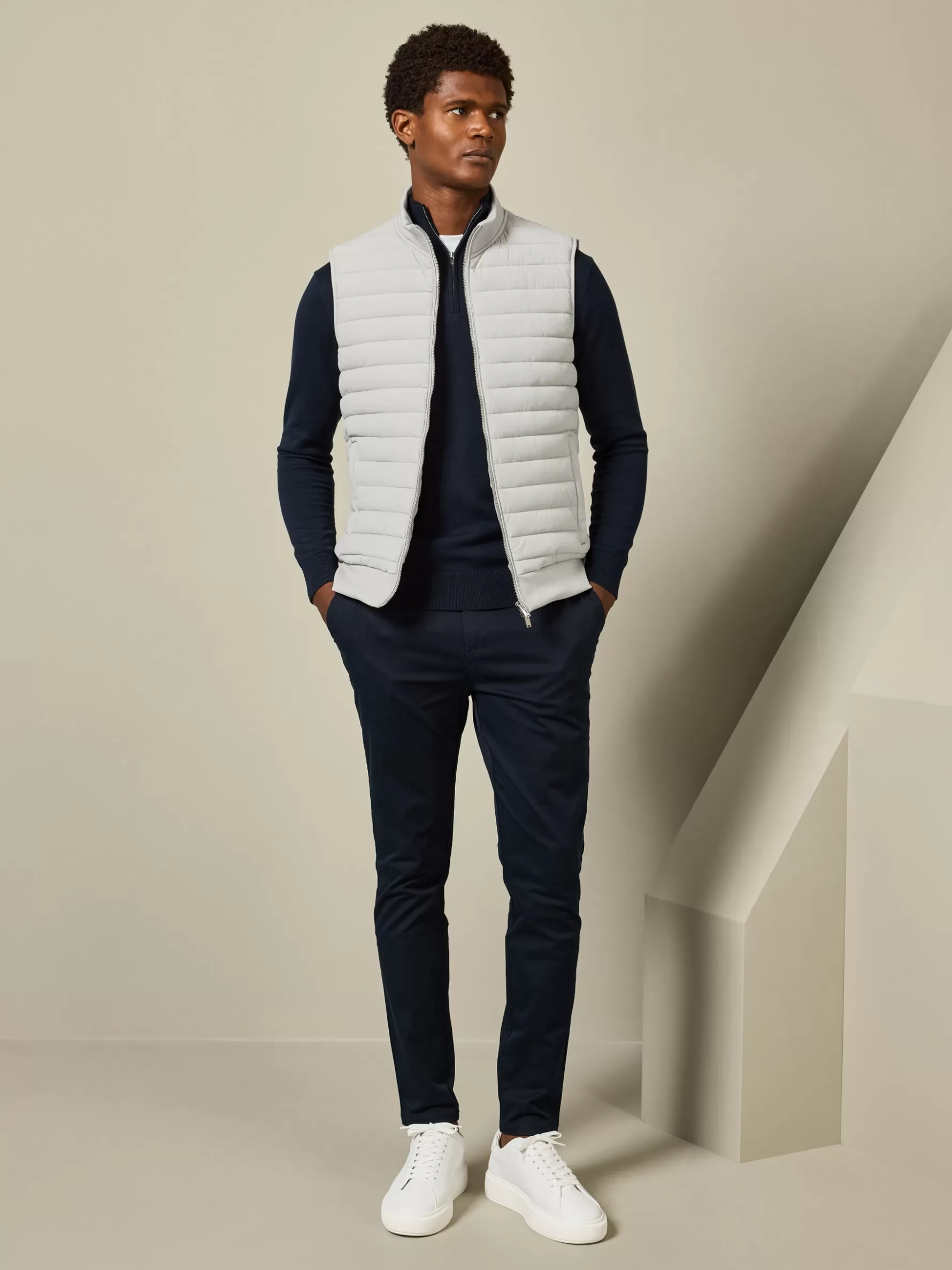 ARNE Hybrid Quilted Gilet -