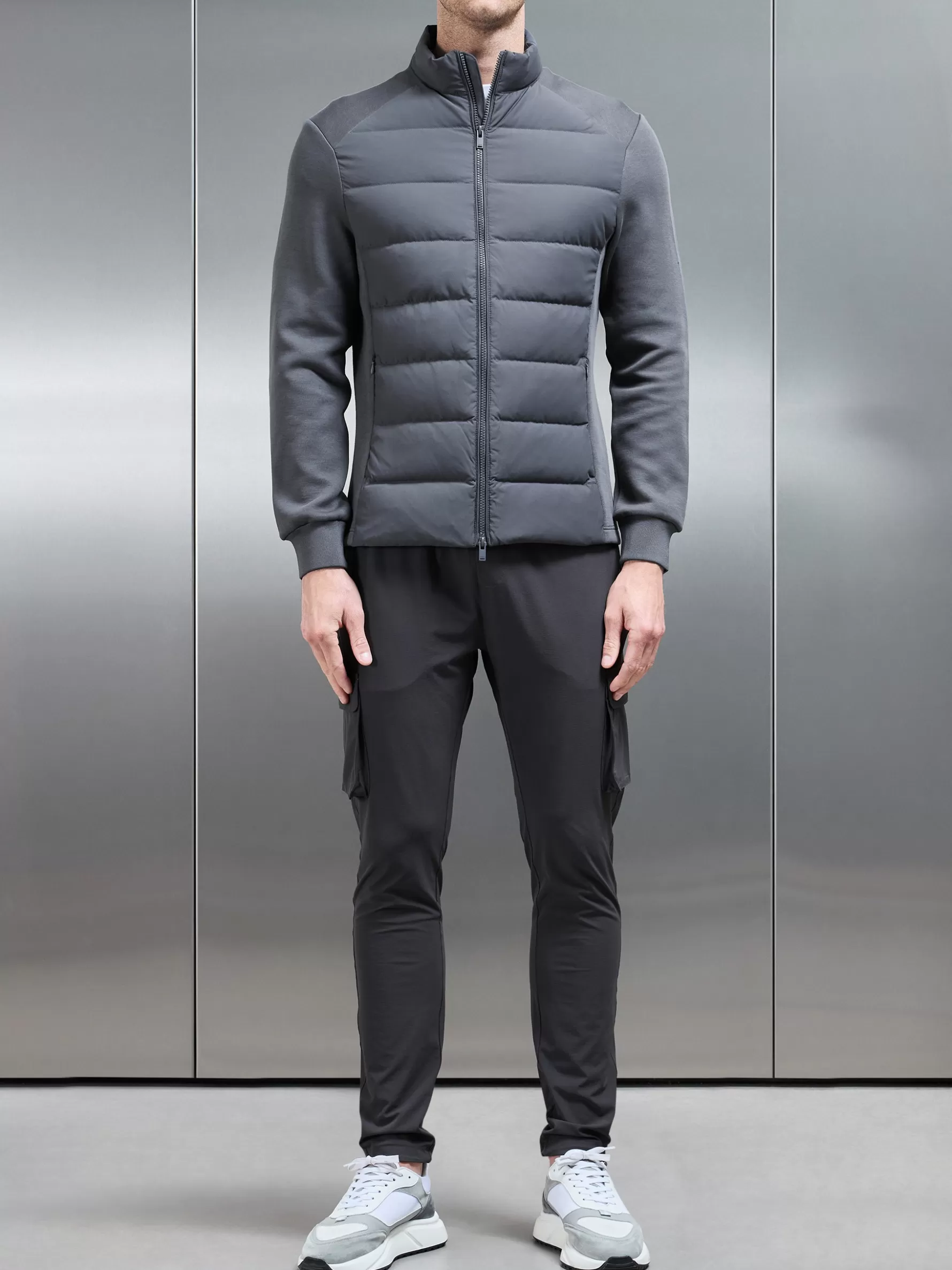 ARNE Hybrid Technical Puffer Jacket -