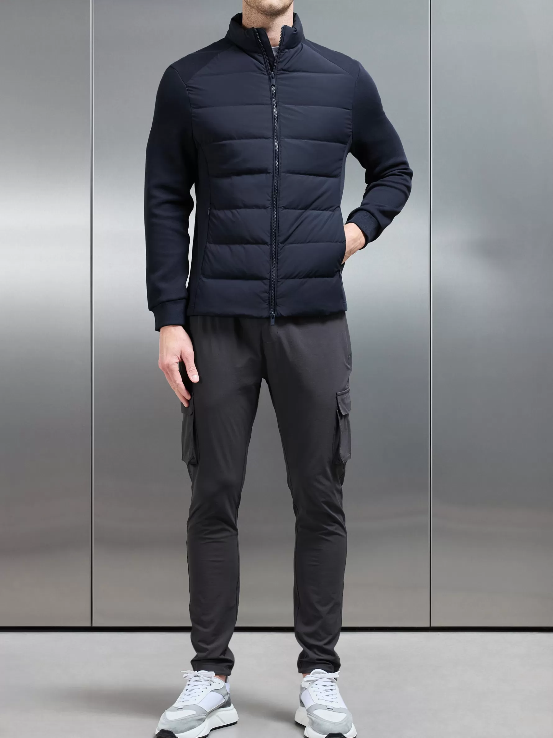 ARNE Hybrid Technical Puffer Jacket -