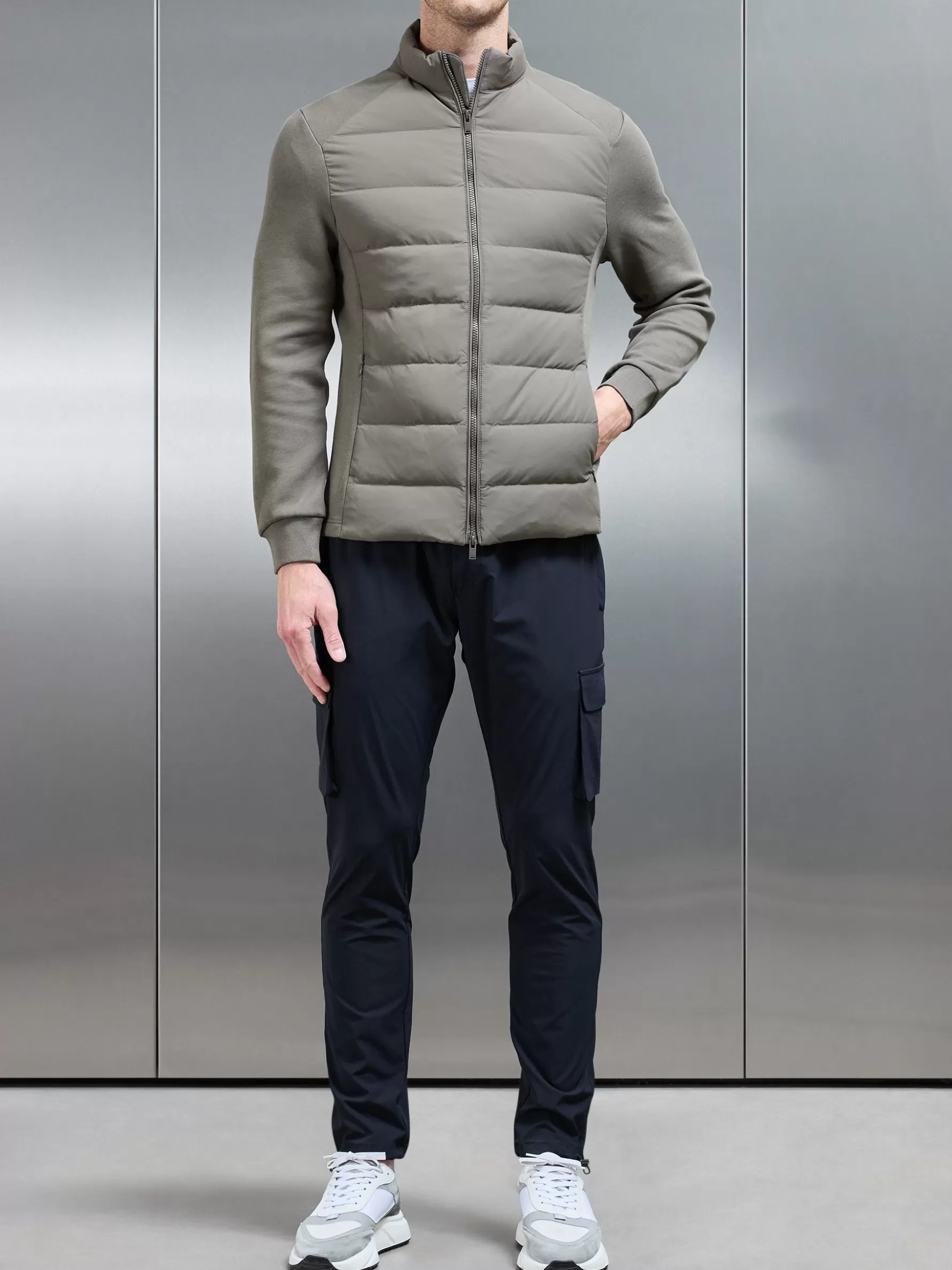 ARNE Hybrid Technical Puffer Jacket -