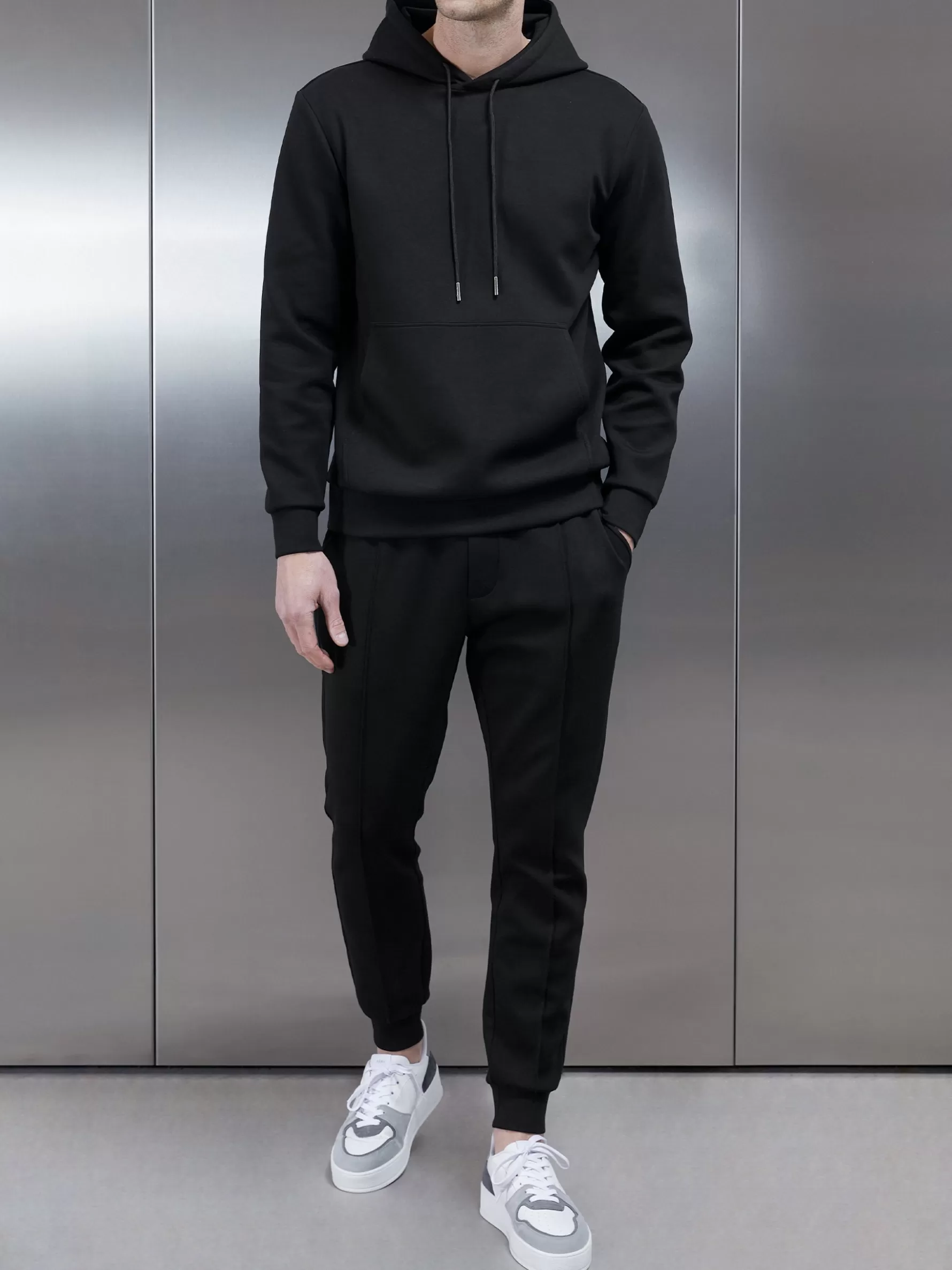 ARNE Interlock Jersey Hoodie -