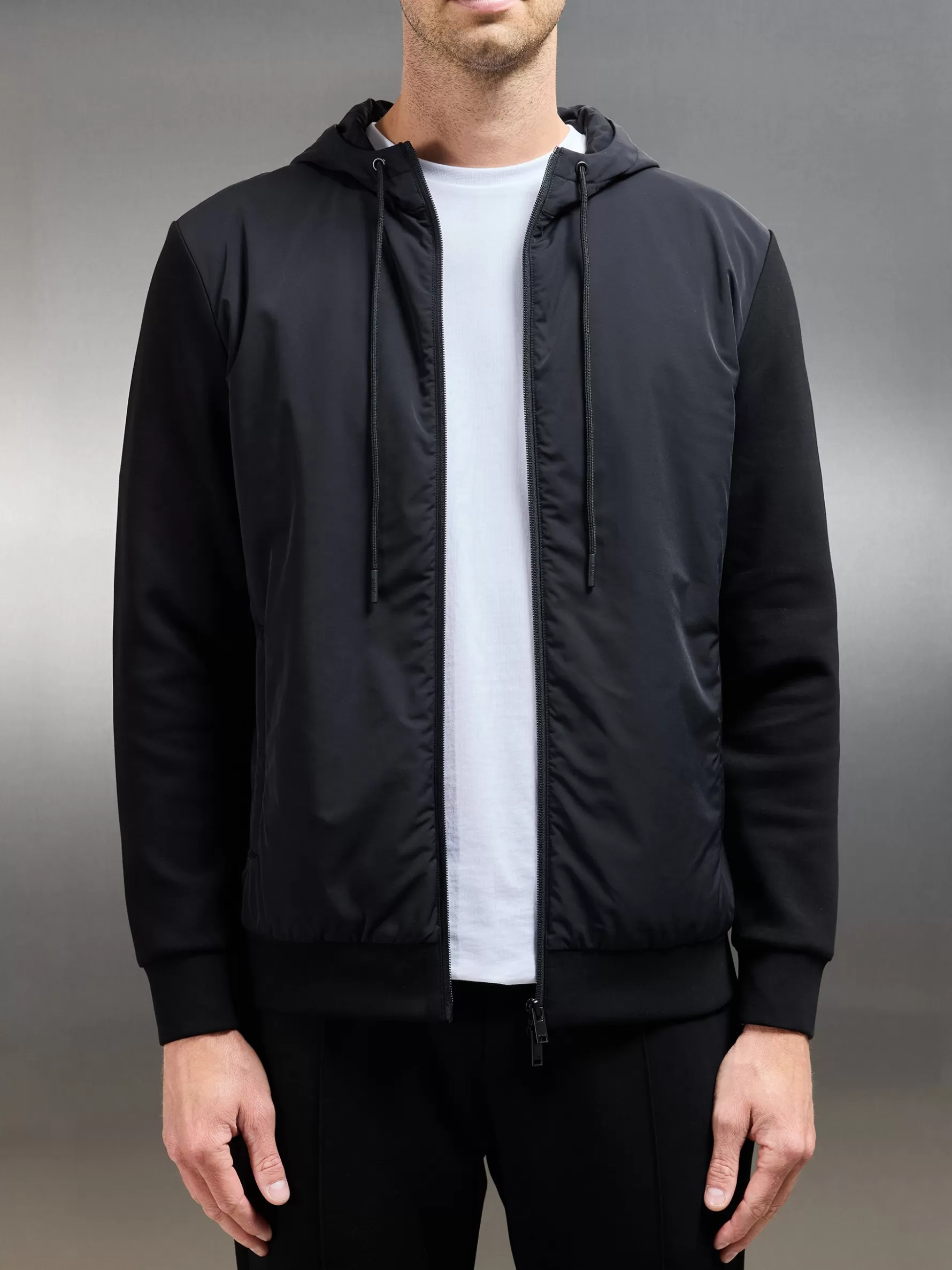 ARNE Interlock Jersey Hybrid Windbreaker -