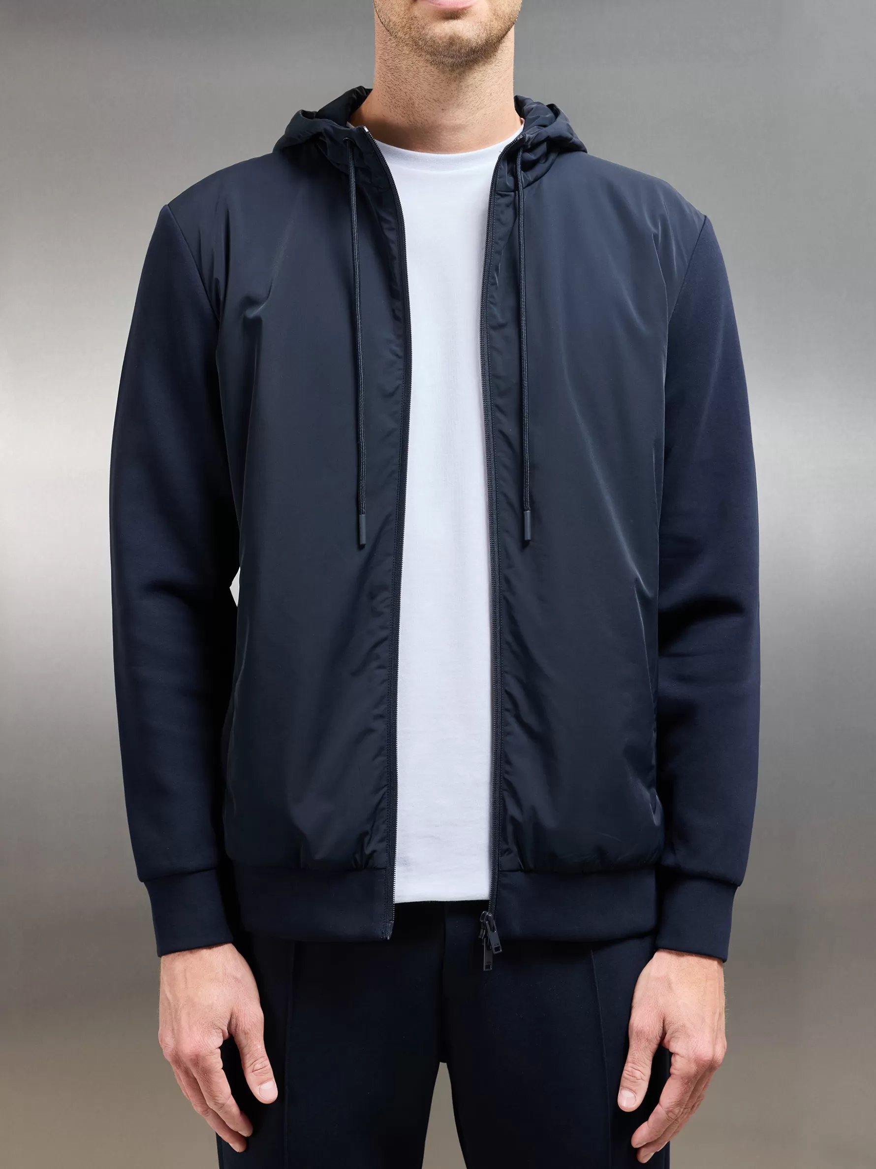 ARNE Interlock Jersey Hybrid Windbreaker -