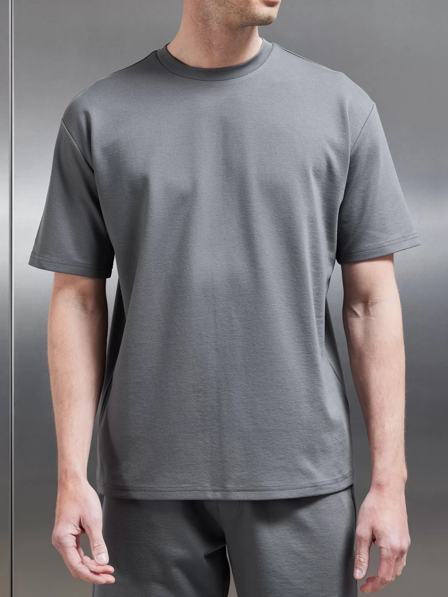 ARNE Interlock Relaxed Fit T-Shirt -