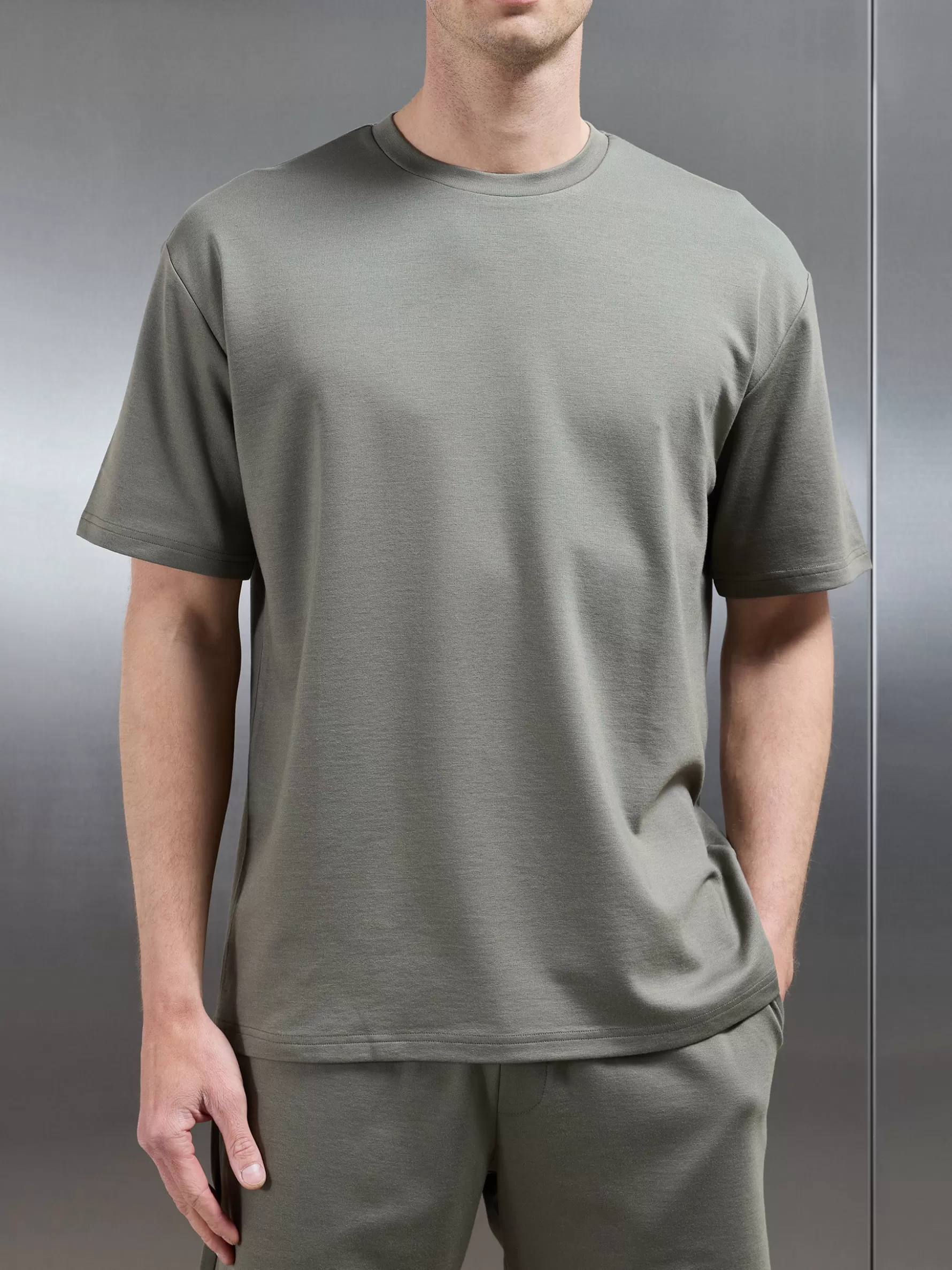 ARNE Interlock Relaxed Fit T-Shirt -