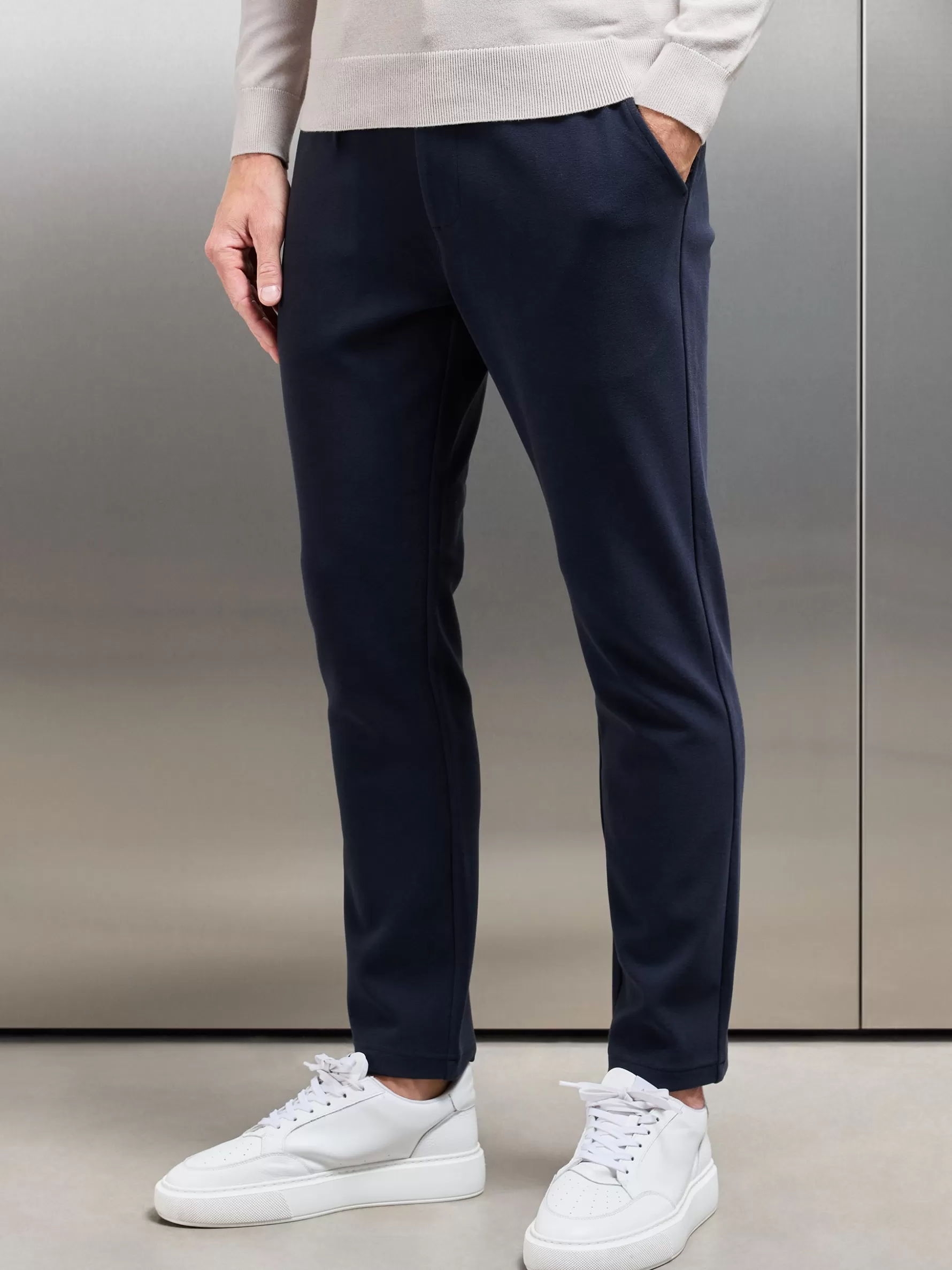 ARNE Knitted Tailored Chino Trouser -