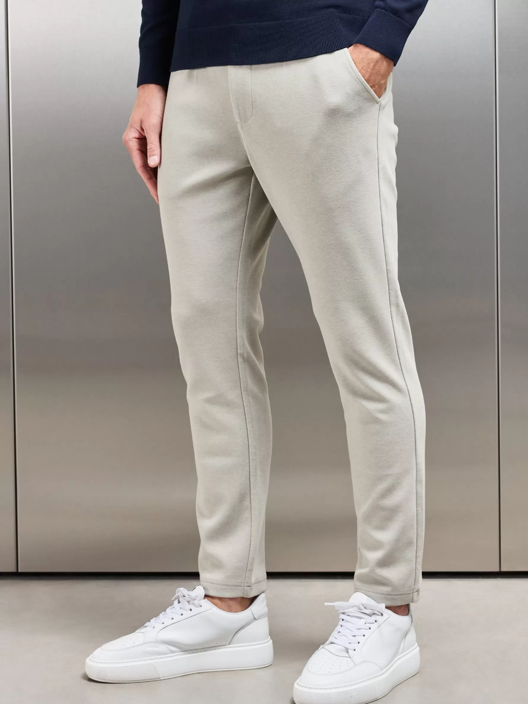 ARNE Knitted Tailored Chino Trouser -