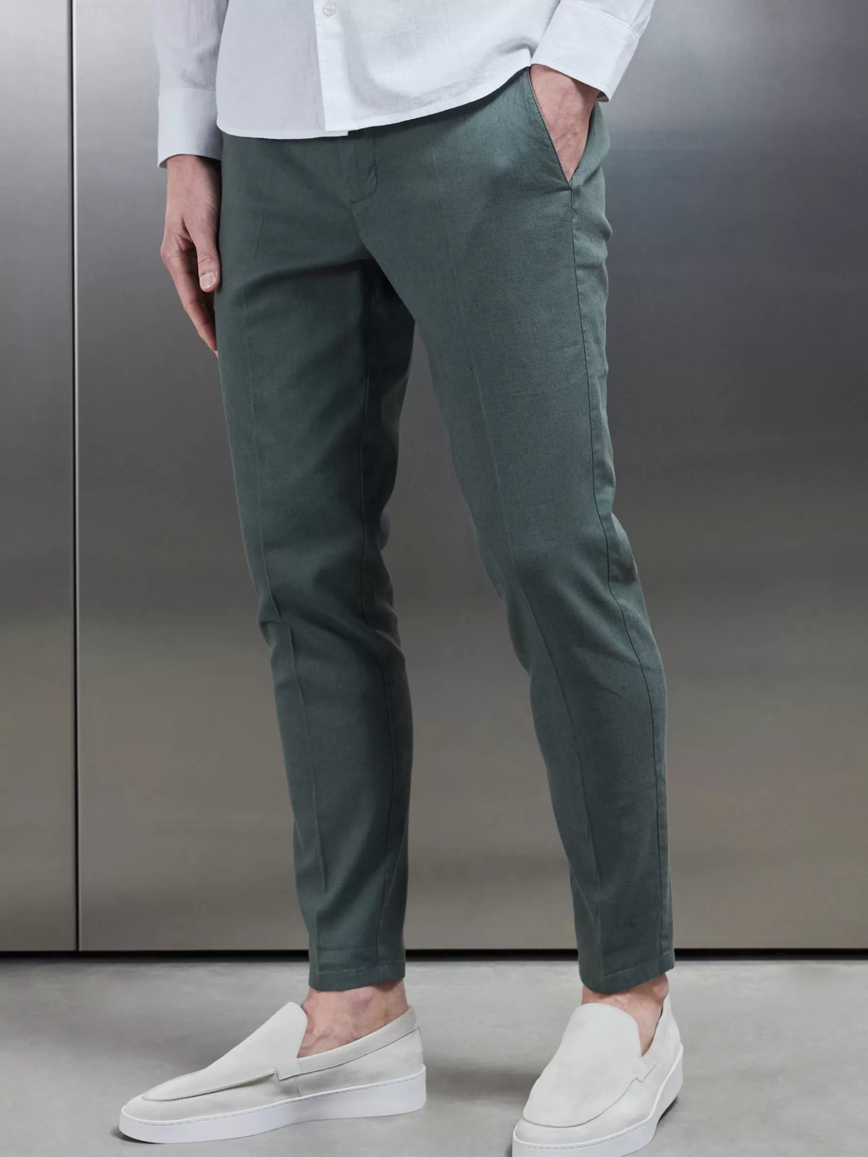 ARNE Linen Tailored Trouser -