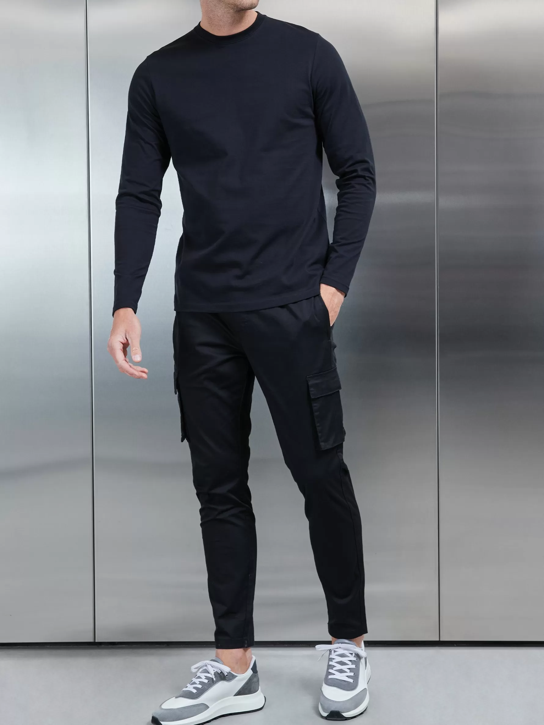 ARNE Long Sleeve Slim Fit T-Shirt -