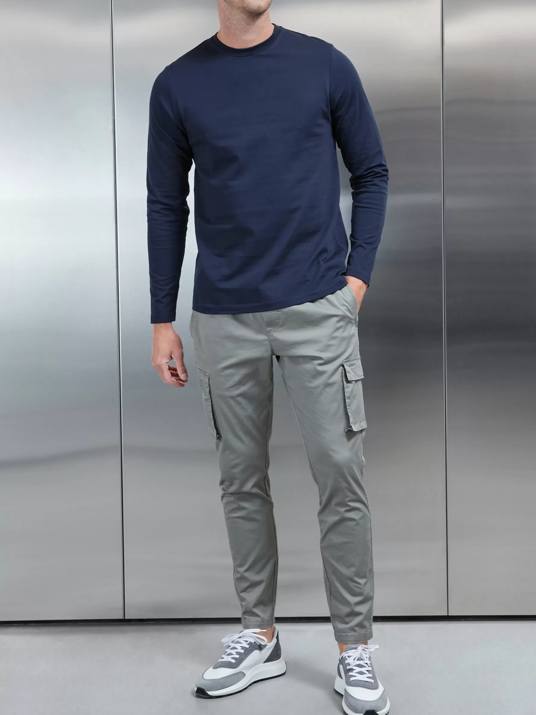 ARNE Long Sleeve Slim Fit T-Shirt -