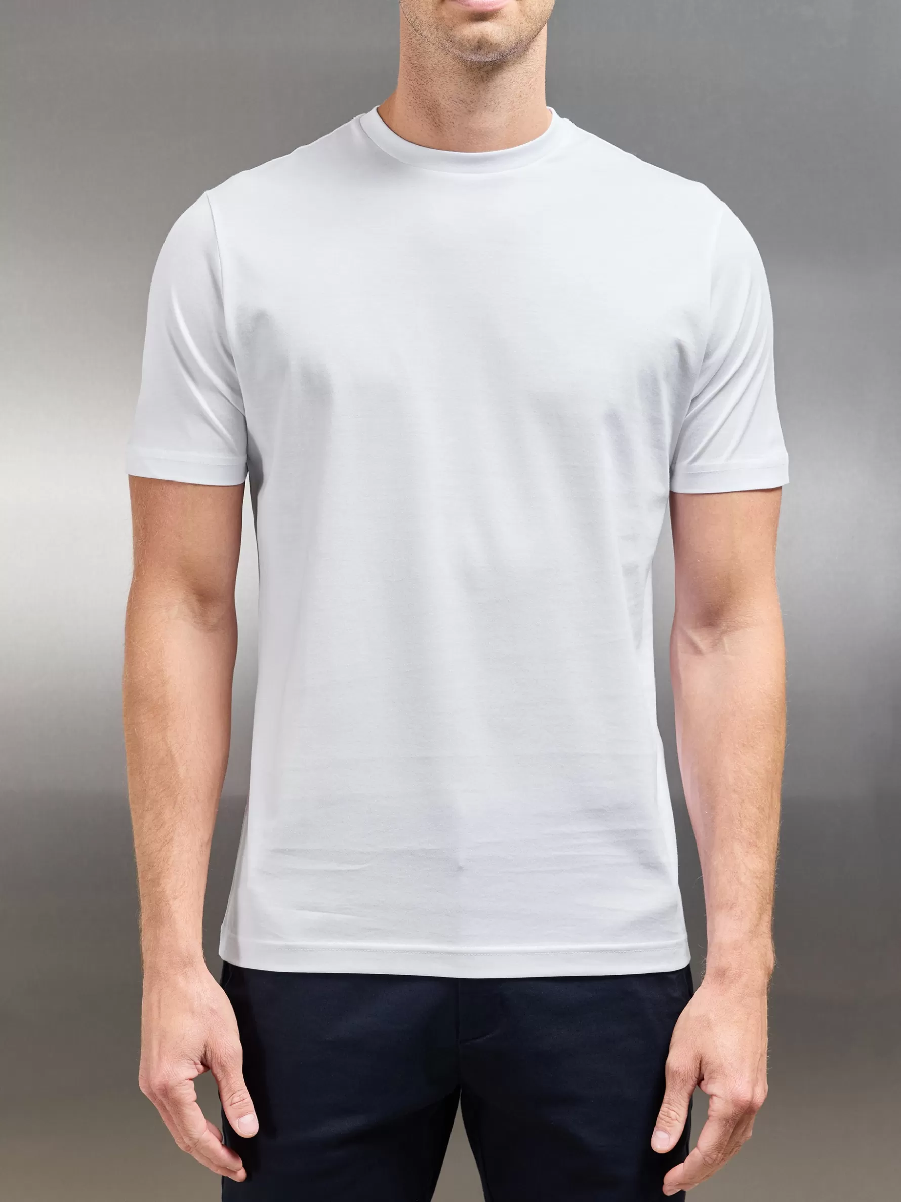 ARNE Mercerised Cotton T-shirt -