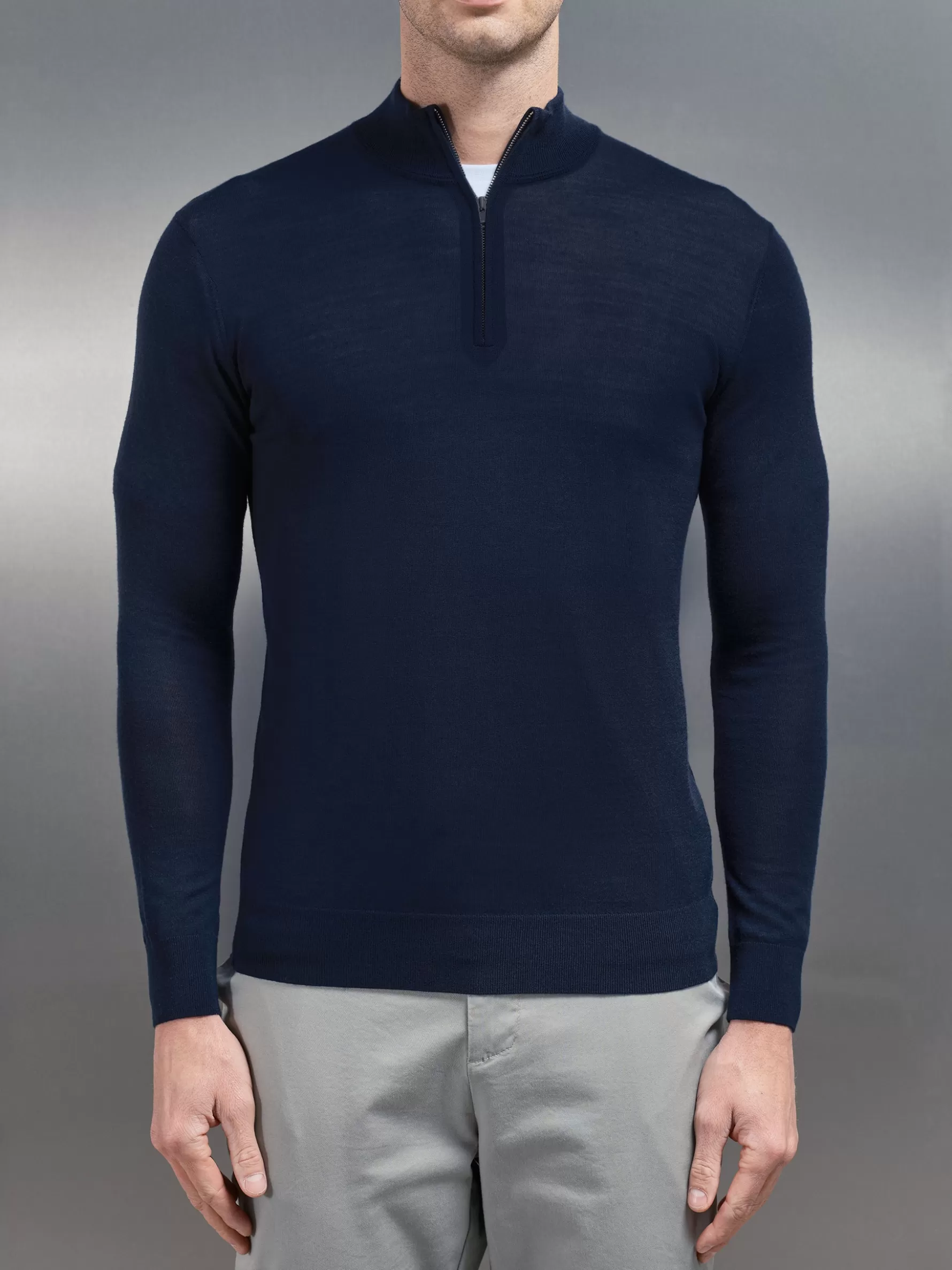 ARNE Merino Wool Funnel Neck -