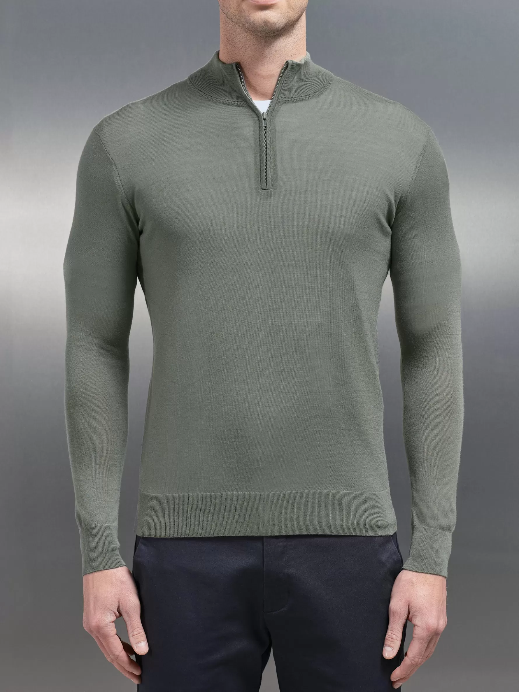 ARNE Merino Wool Funnel Neck -