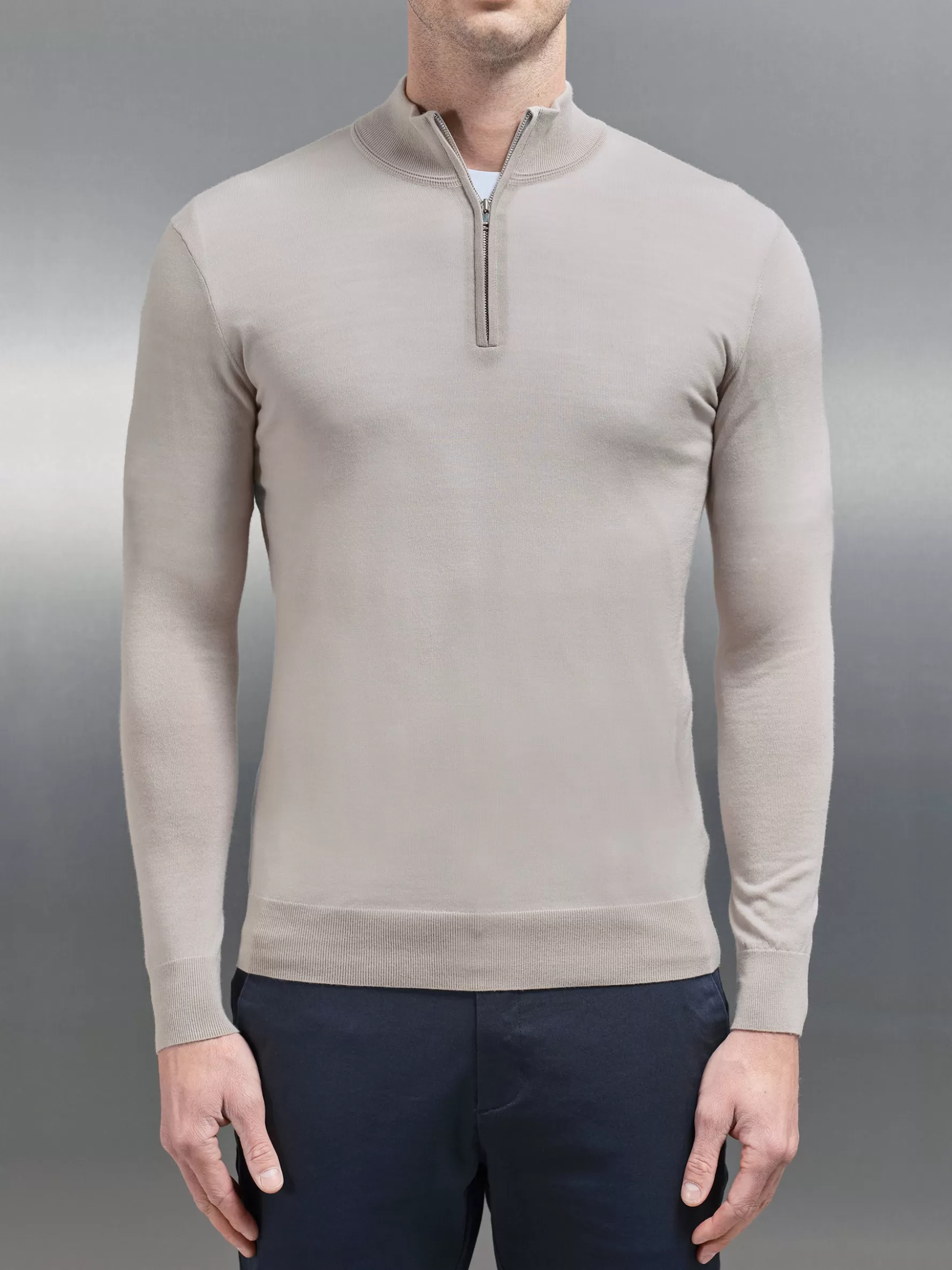 ARNE Merino Wool Funnel Neck -