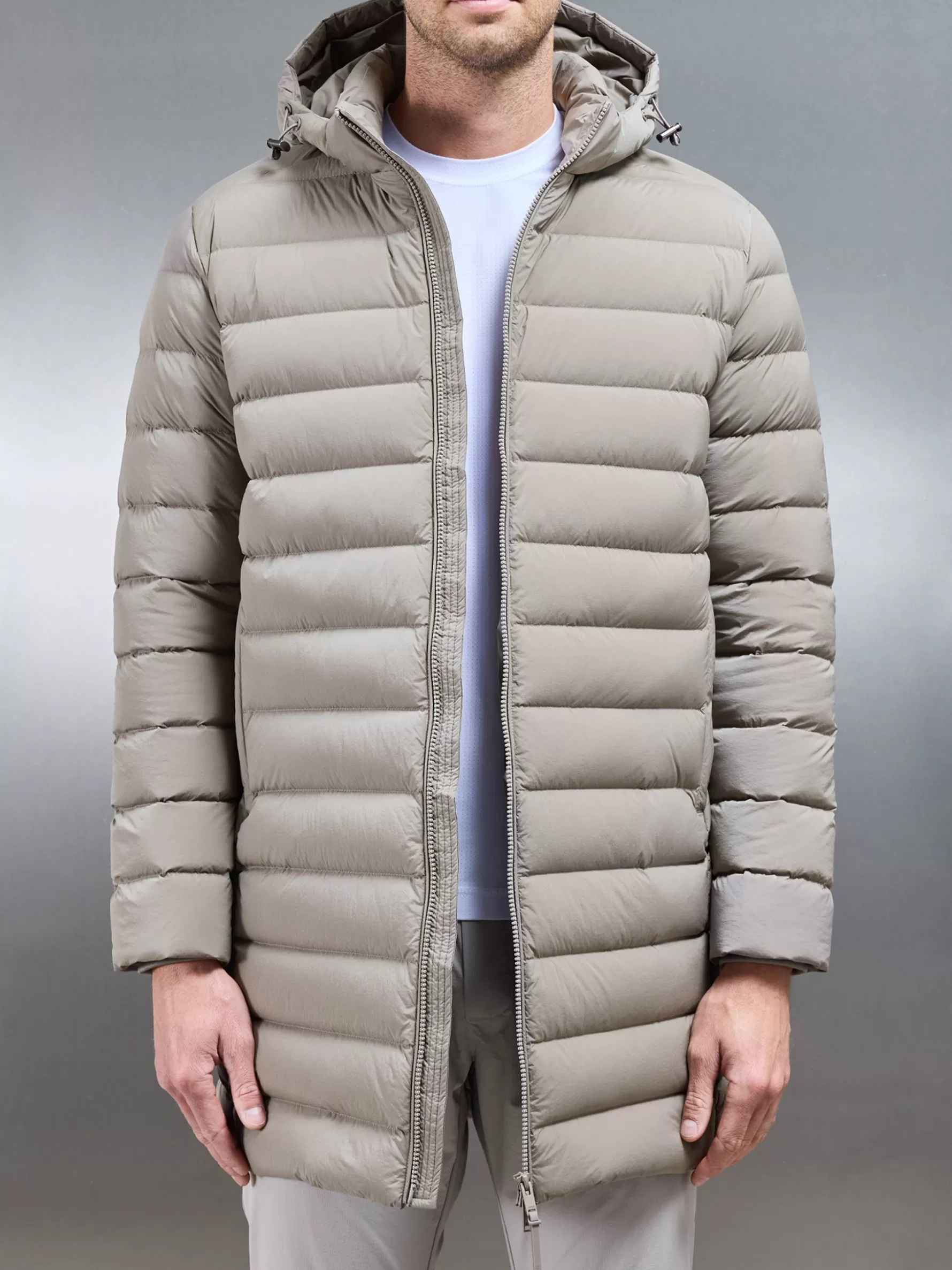 ARNE Mid Length Technical Down Jacket -