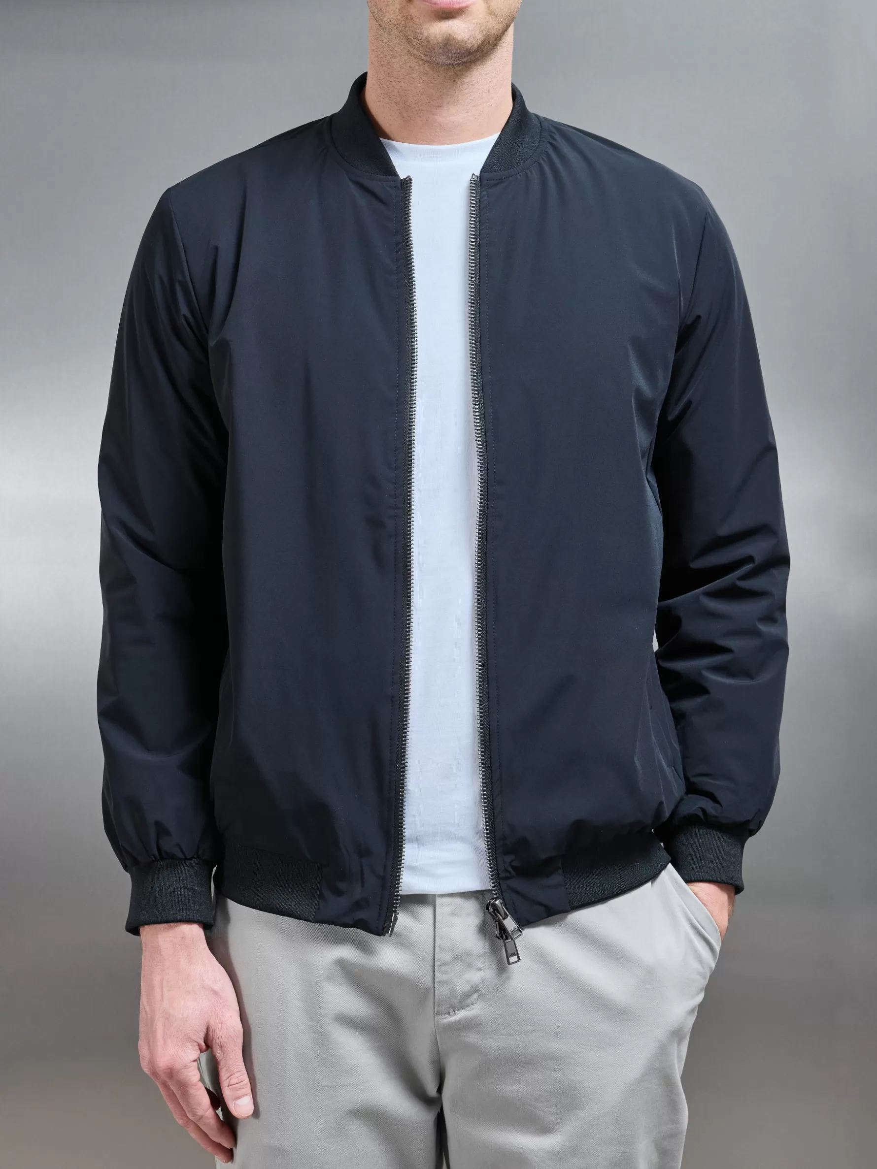 ARNE Nylon Padded Bomber Jacket -