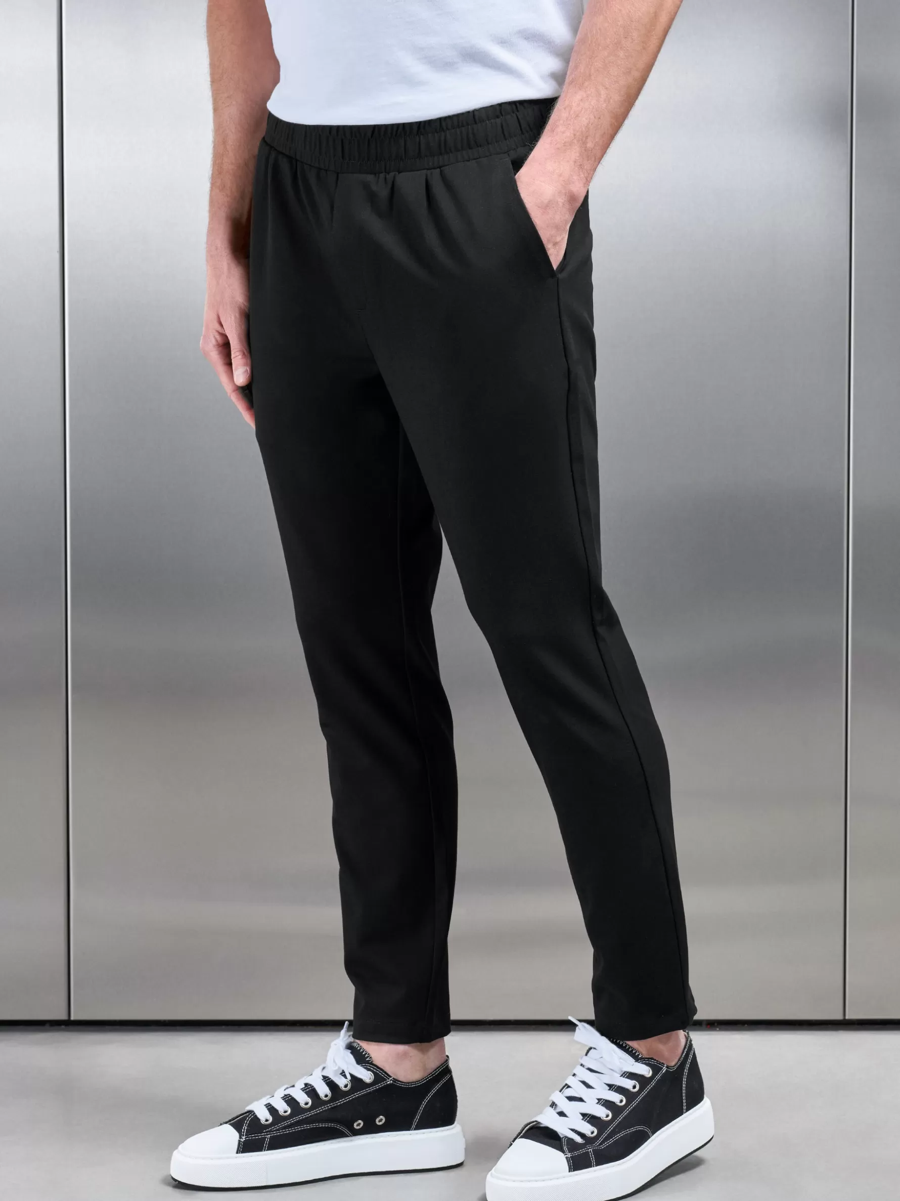 ARNE Pleated Drawstring Tailored Trouser -