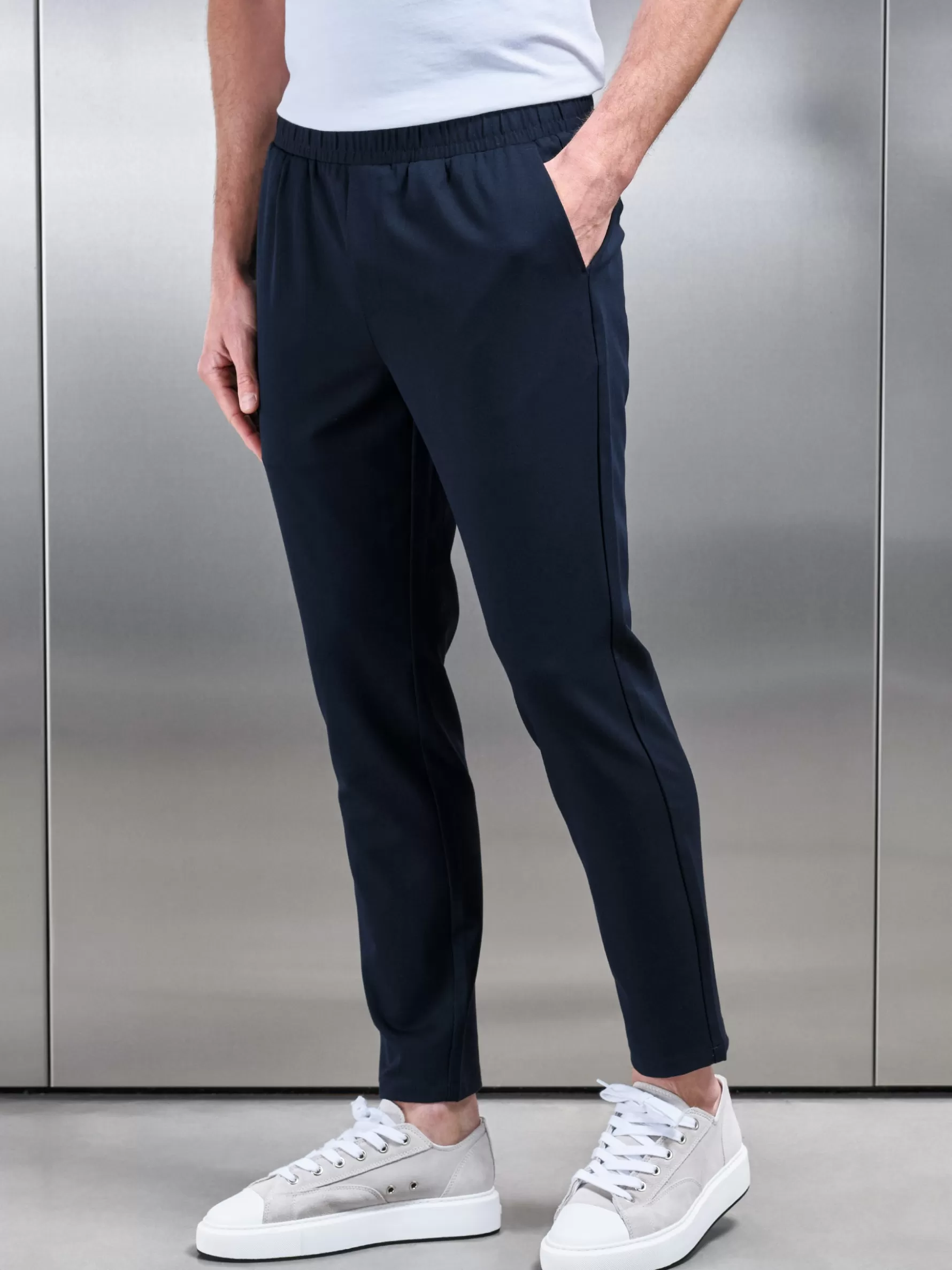 ARNE Pleated Drawstring Tailored Trouser -