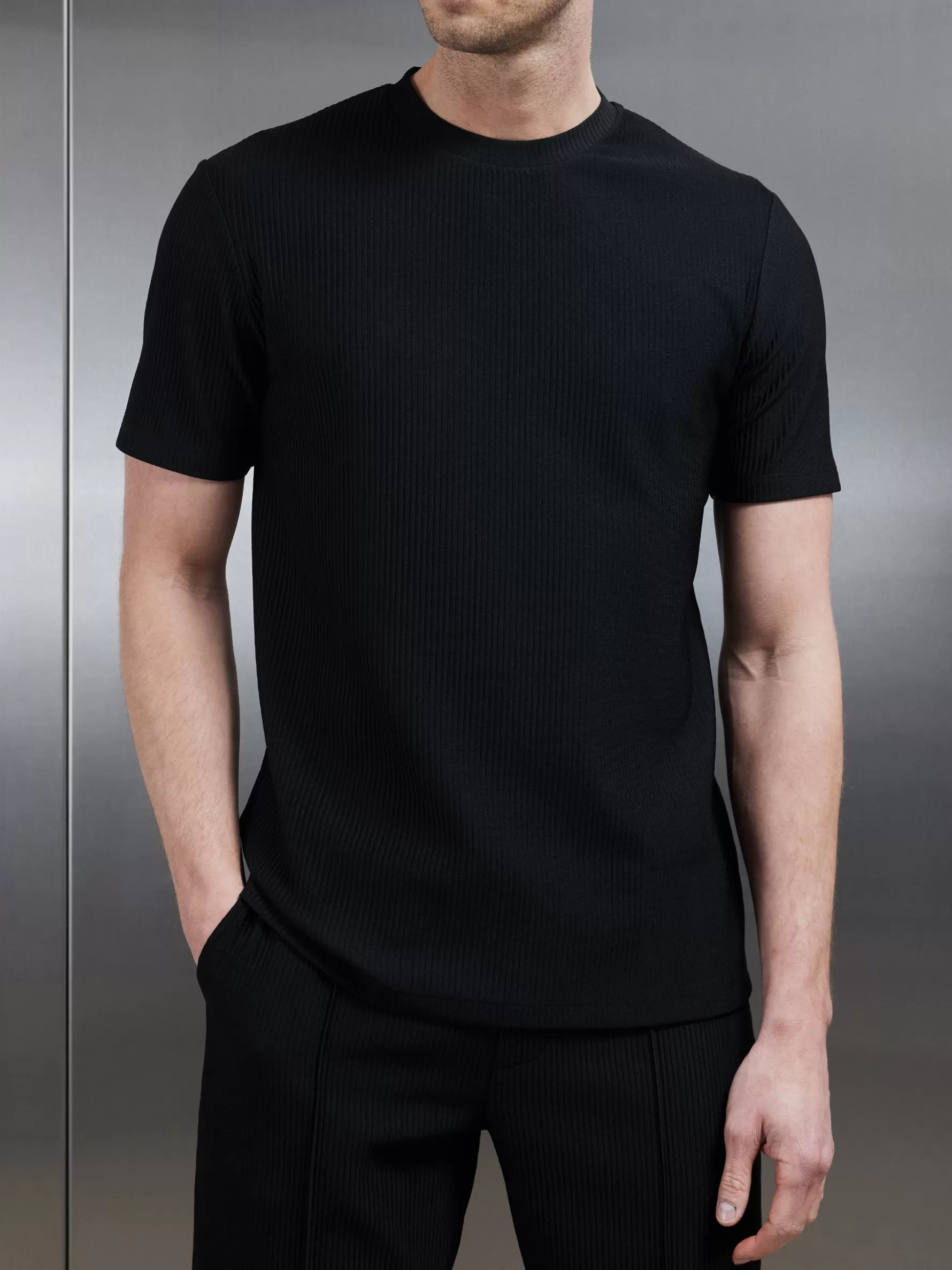 ARNE Pleated T-Shirt -