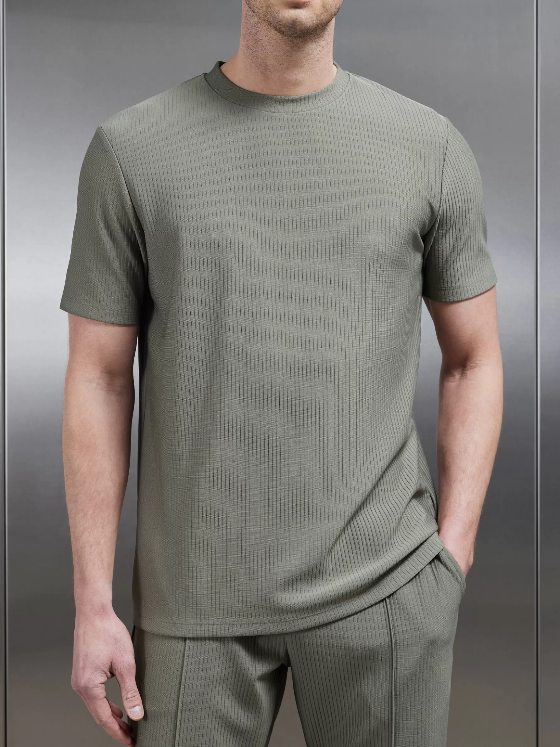 ARNE Pleated T-Shirt -