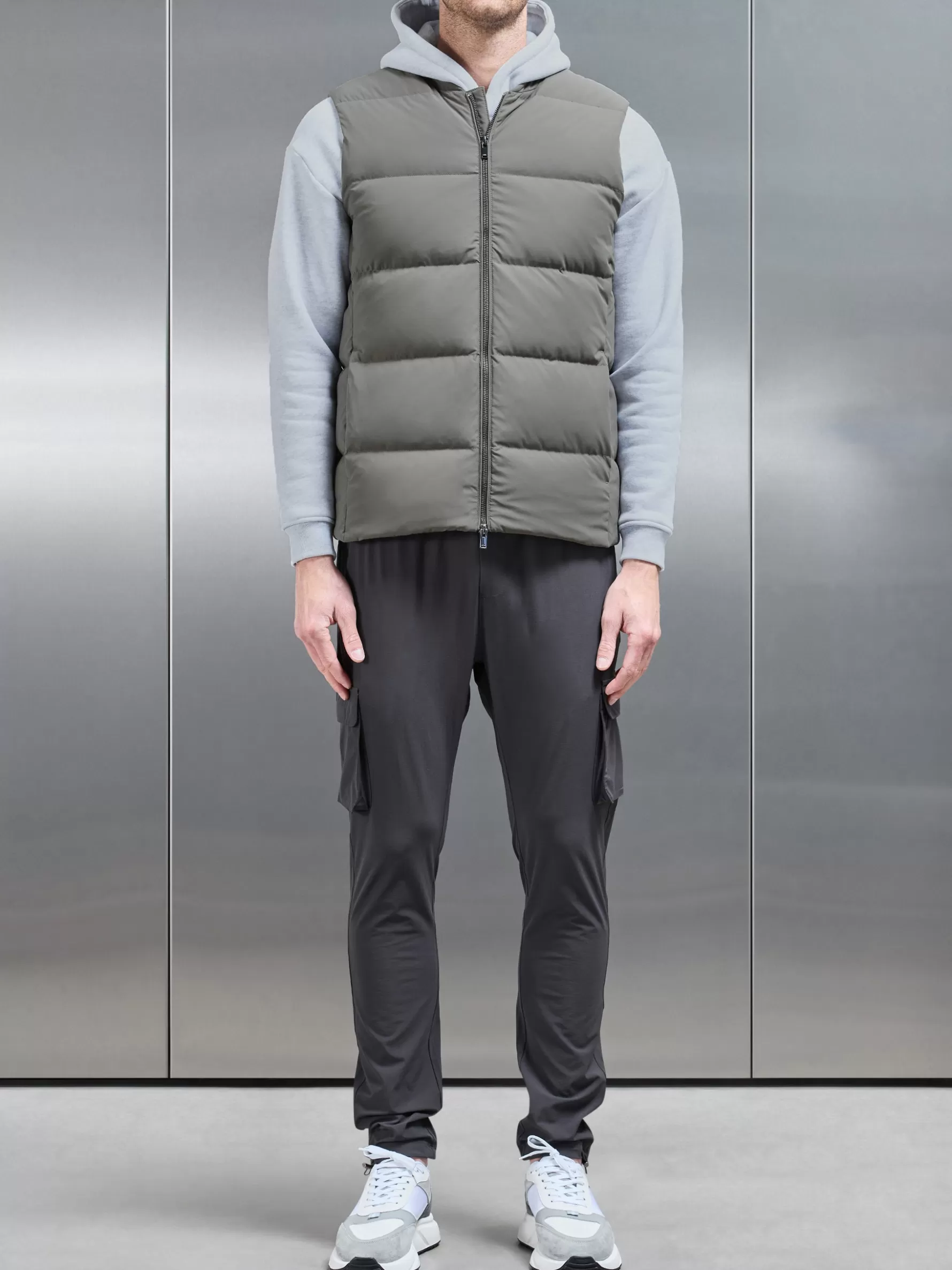 ARNE Quilted Bomber Gilet -