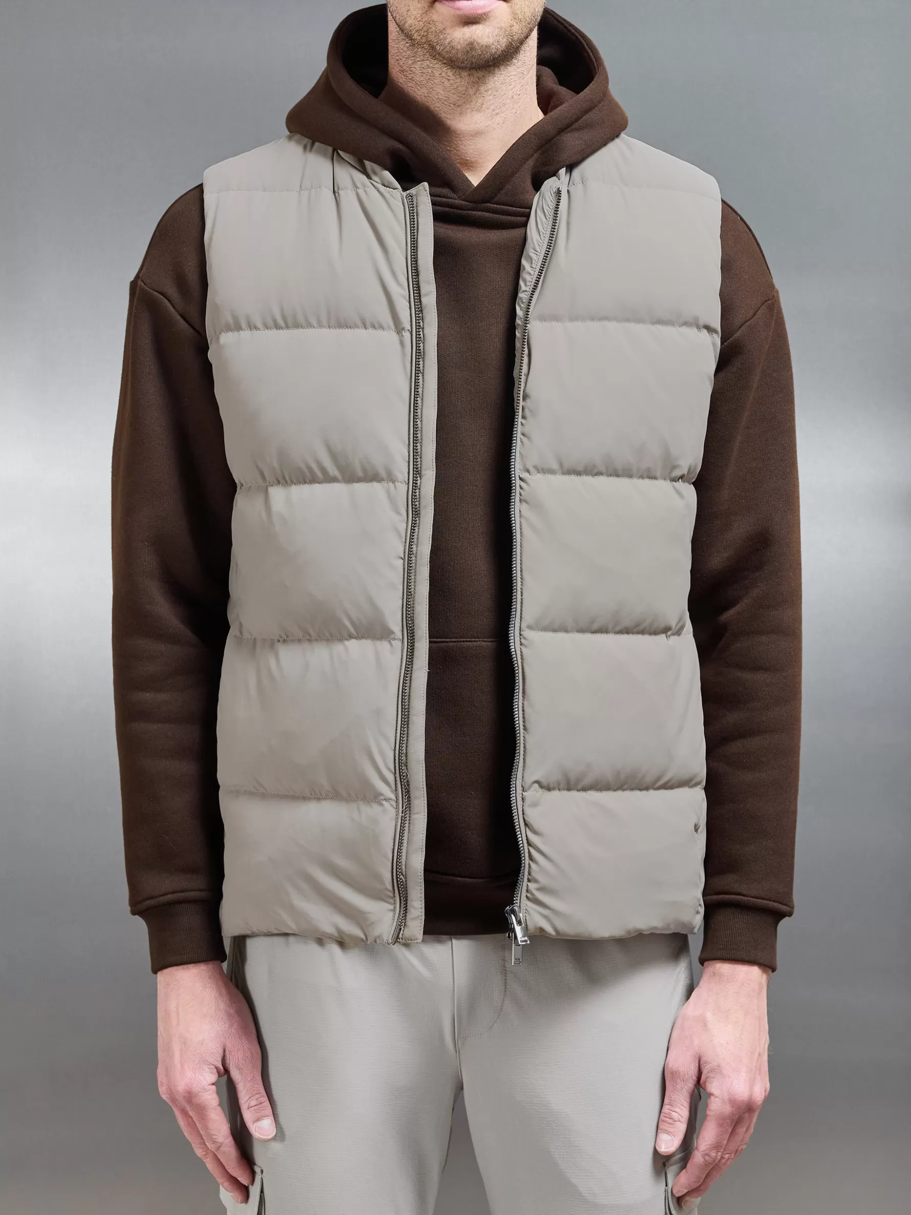 ARNE Quilted Bomber Gilet -