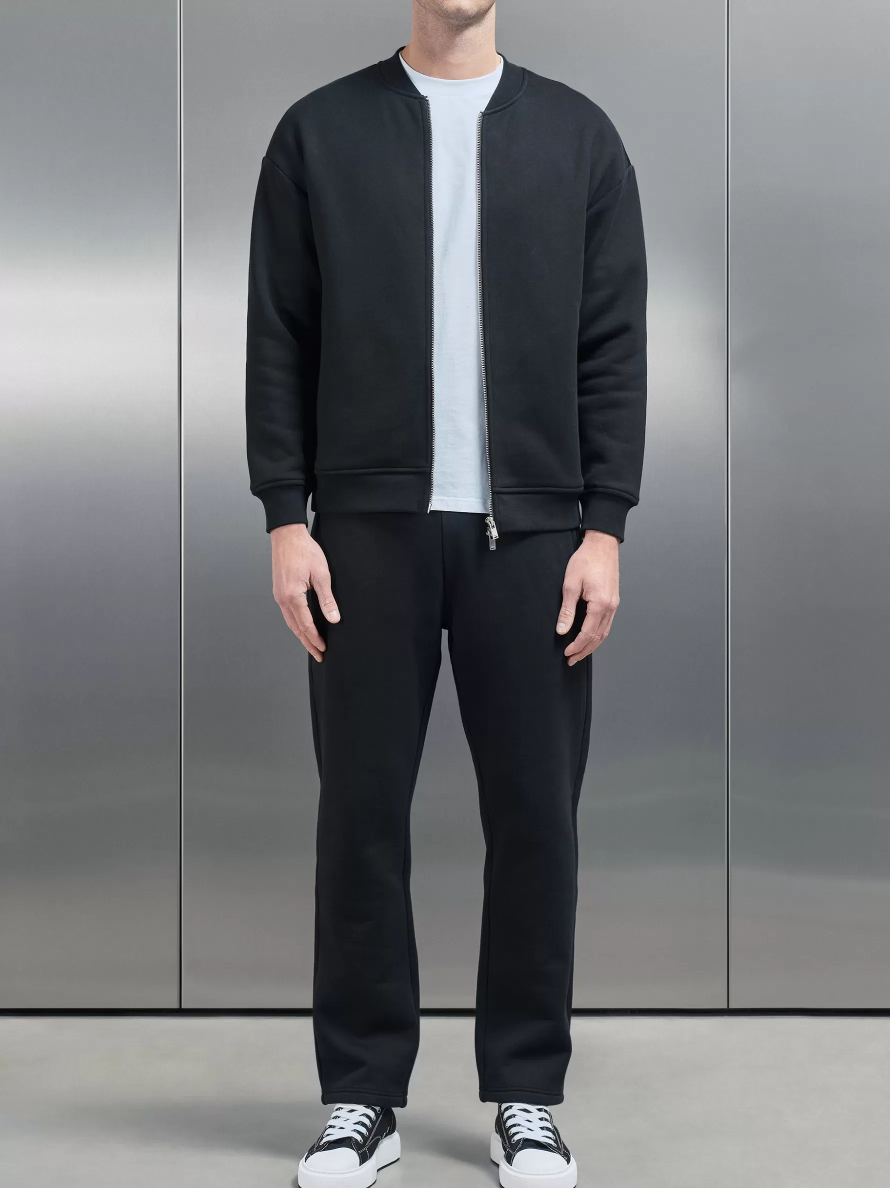 ARNE Relaxed Fit Bomber Jacket -