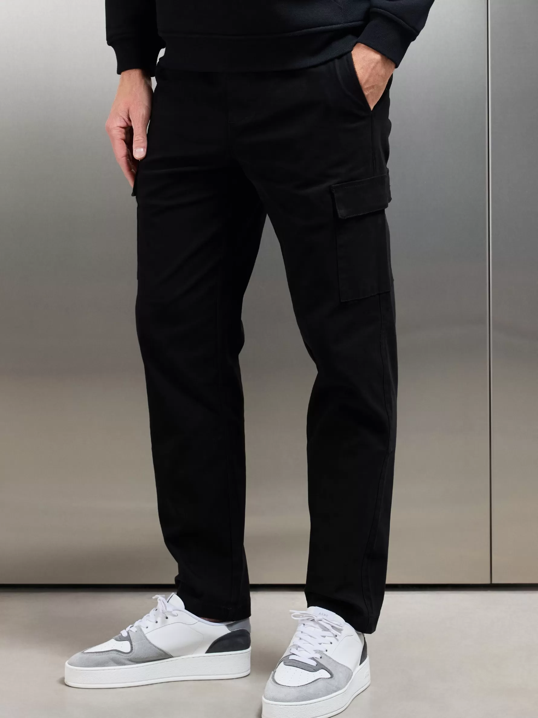 ARNE Relaxed Fit Cotton Cargo Pant -