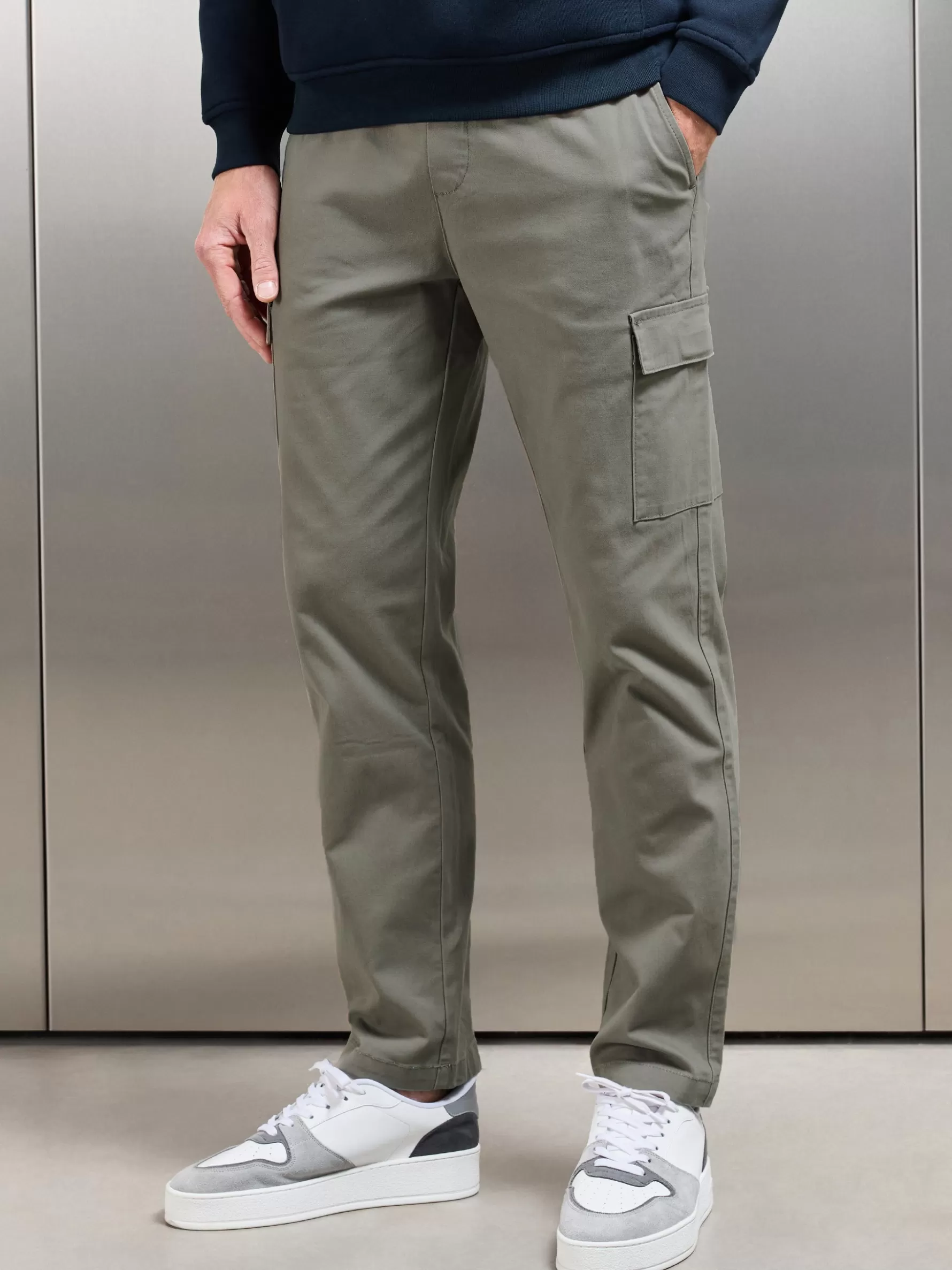 ARNE Relaxed Fit Cotton Cargo Pant -